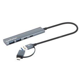 Manhattan® 4-Port USB-C® 3.0/USB-A Combo Hub image