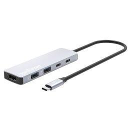 Manhattan® 5-in-1 USB-C® PD HDMI® 4K Docking Station/Multiport Hub image