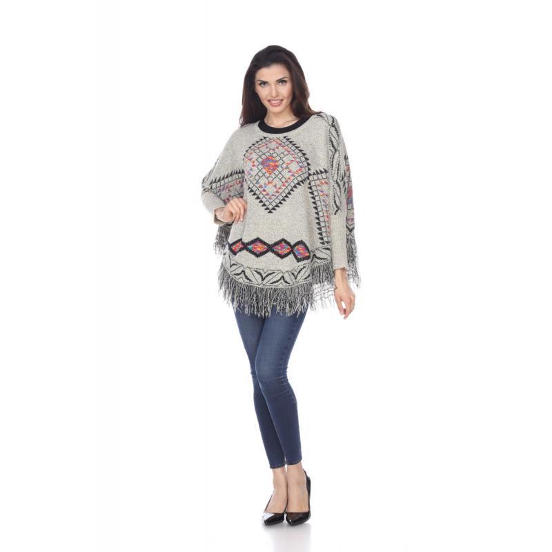 Women's Fringe Western Ponchos image