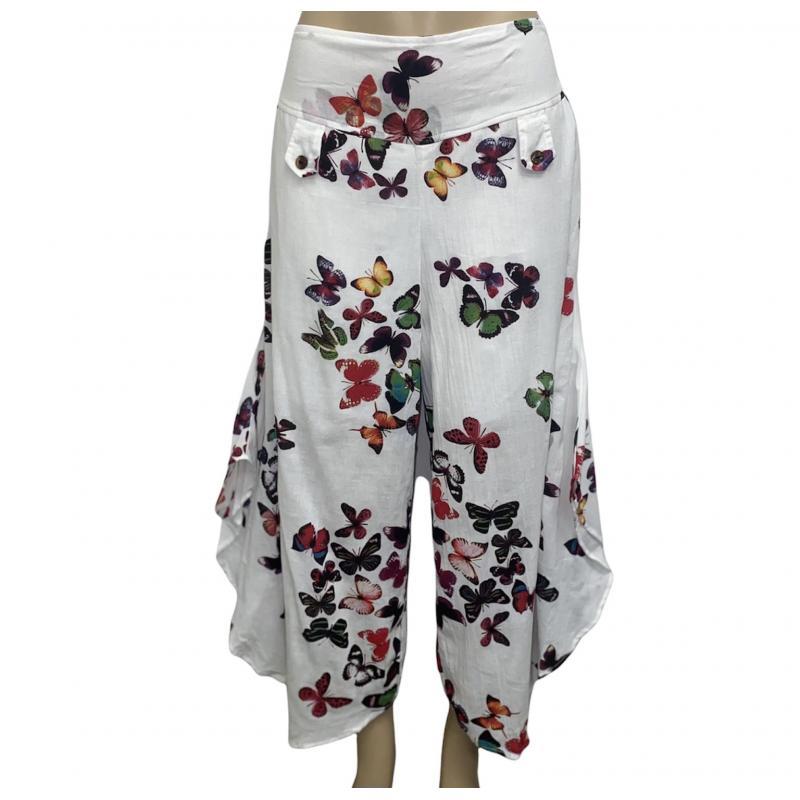 Cotton Butterfly Palazzo Pant image