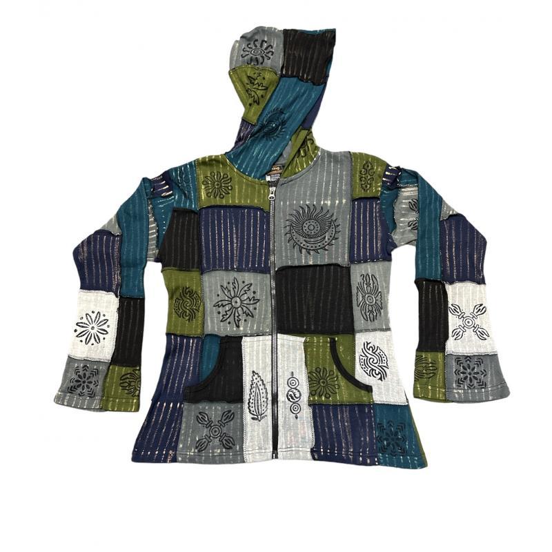 Cotton Patchwork Himalaya Jacket D980