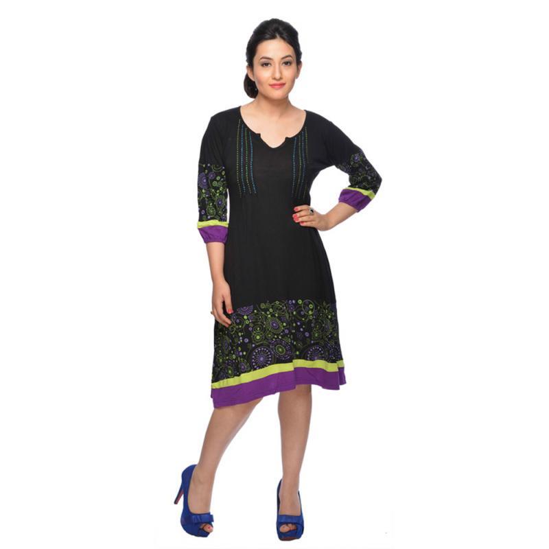 Ladies Viscose Dress (DR2247/RD1105) image