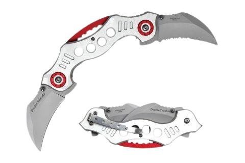 Twin Karambit Style Spring Assisted Knife