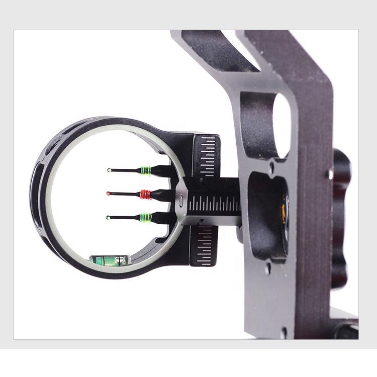 Top Point Archery 3 Pin Sight, Adjustable Fiber Optics