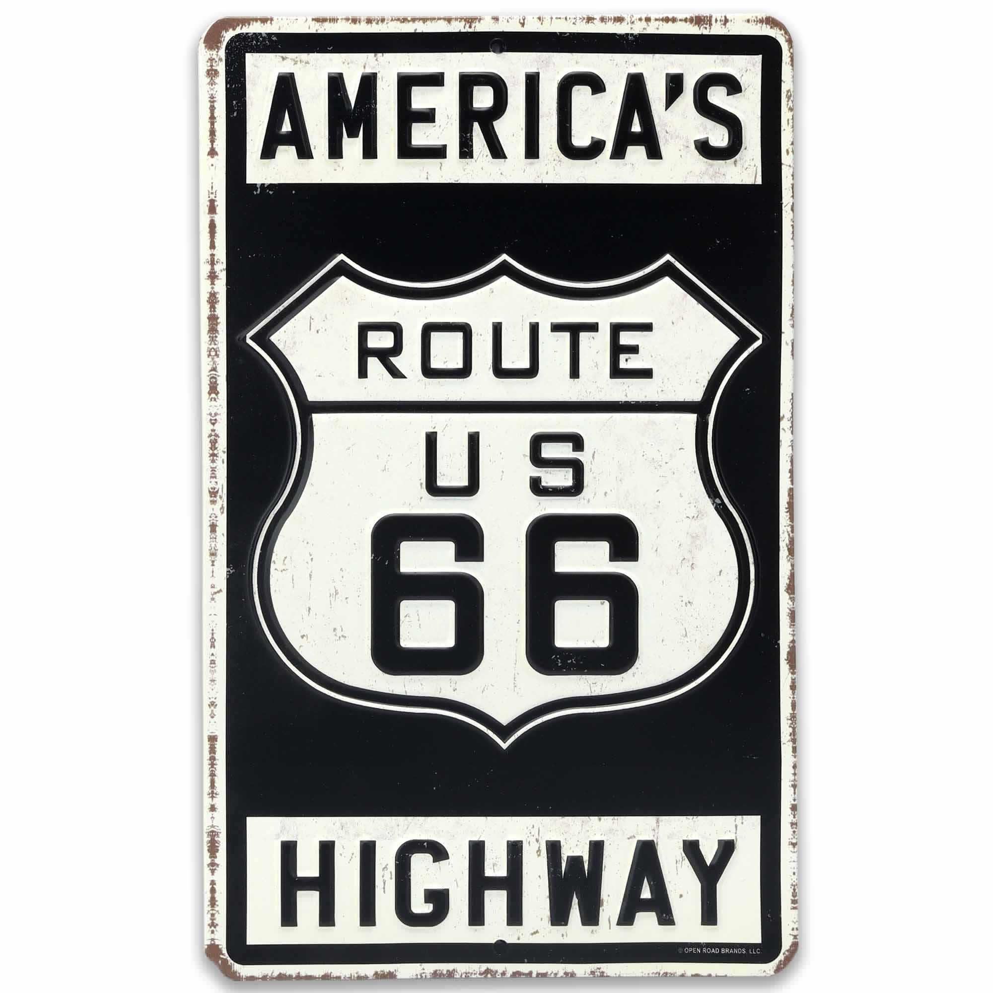 Route 66 America's Highway Metal Sign image