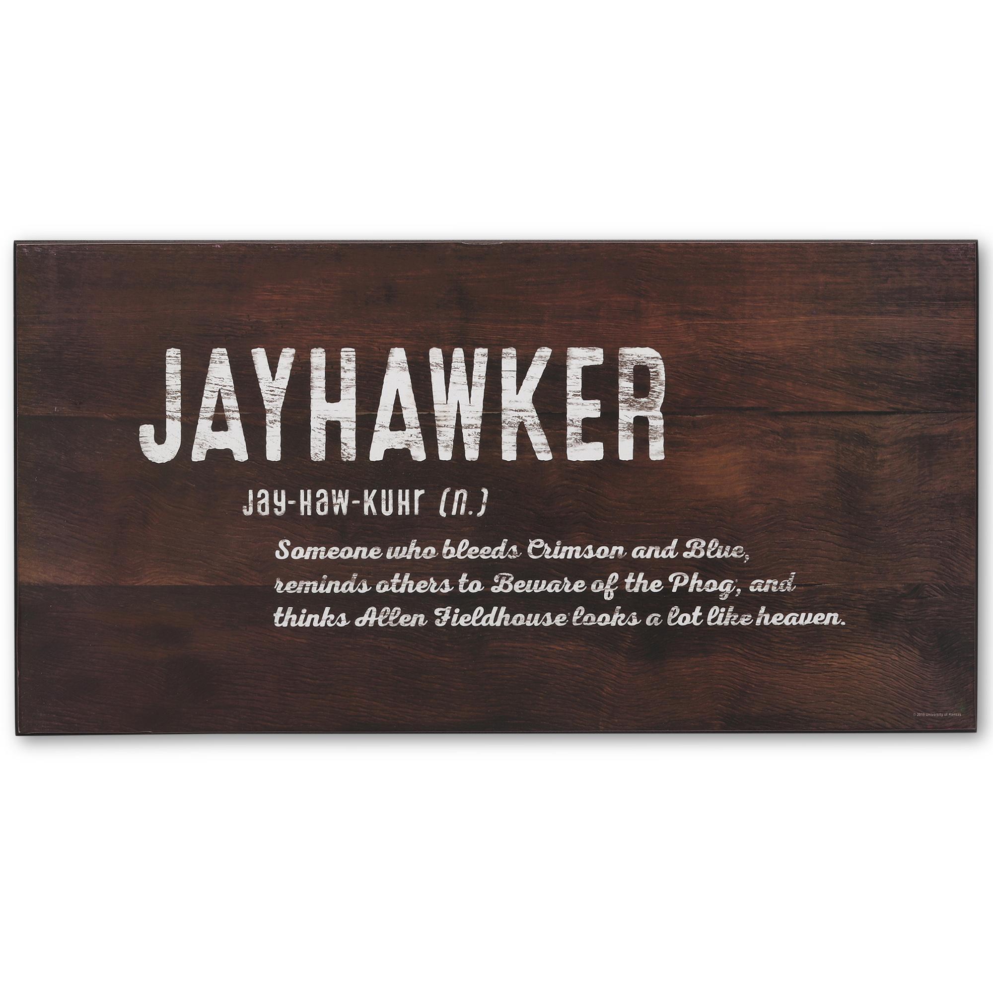 Jayhawker Rustic Wood Wall Art Décor image