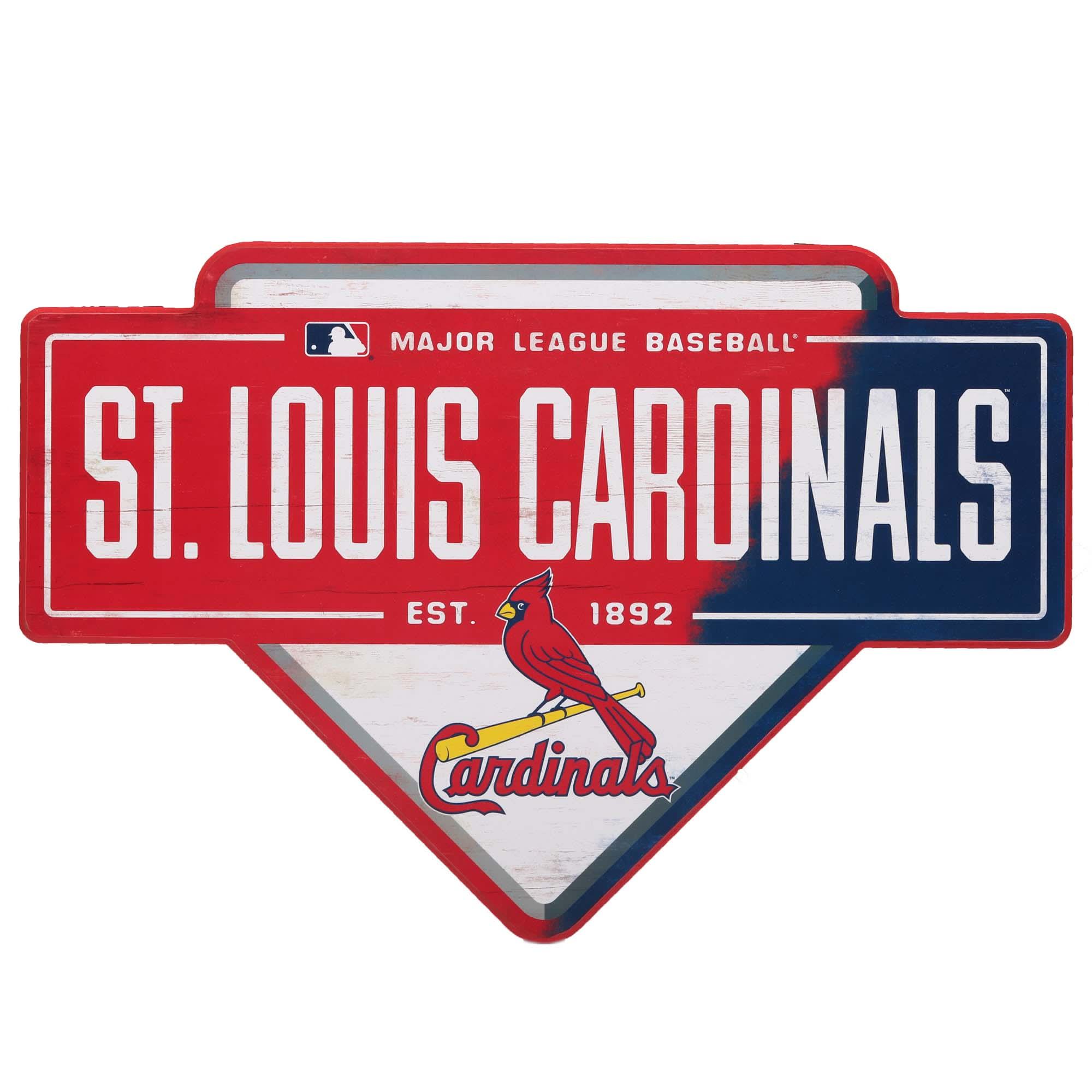 St. Louis Cardinals Home Plate Wood Wall Decor image