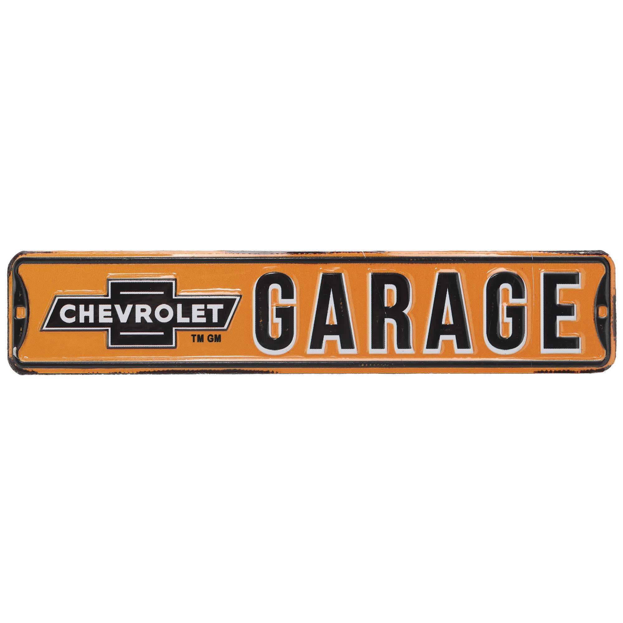 Chevrolet Garage Street Sign Metal Magnet image