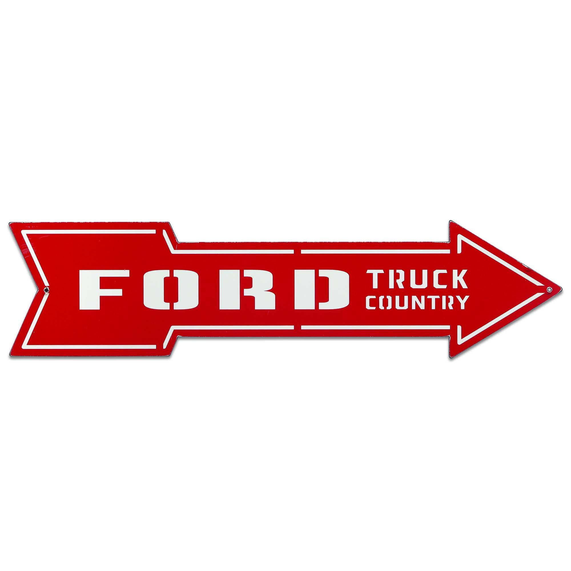 Ford Truck Country Arrow Metal Sign image