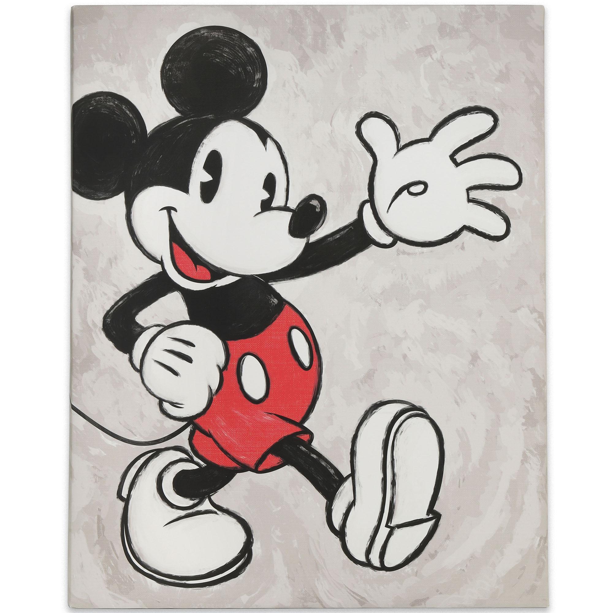 Vintage Mickey Mouse Canvas Wall Decor image