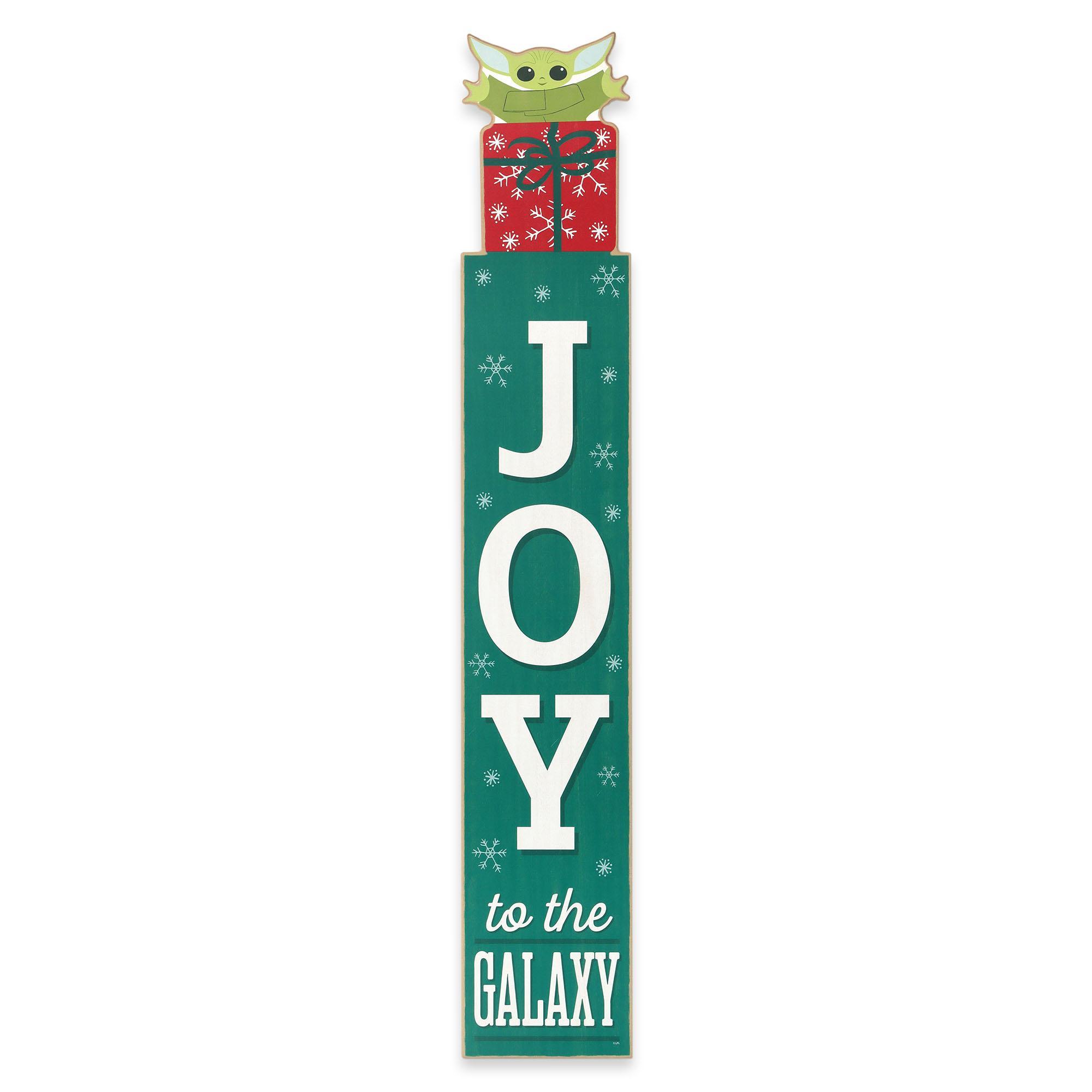 The Child Joy to the Galaxy Vertical Wood Wall Decor