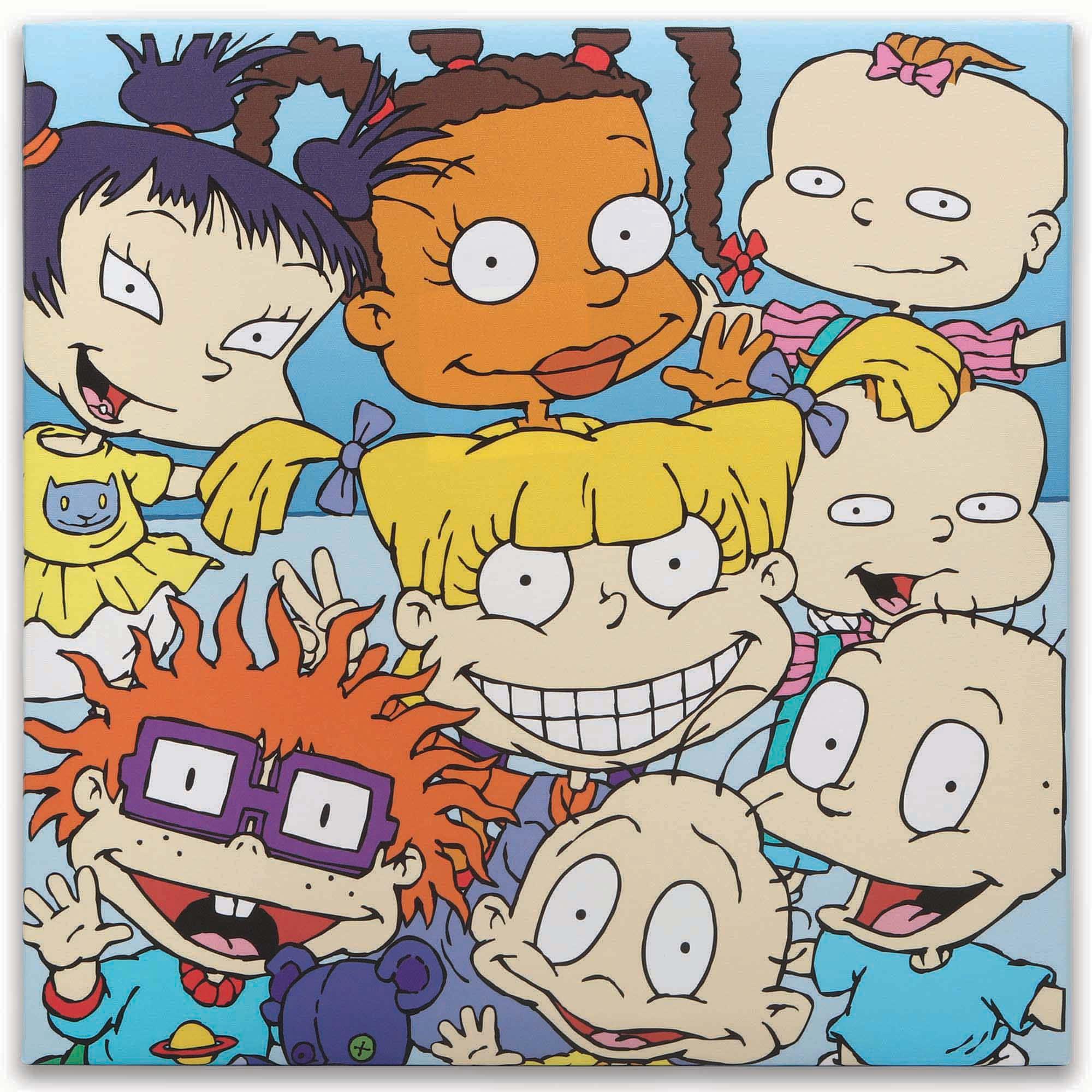 Viacom Rugrats Characters Square Canvas Wall Decor image