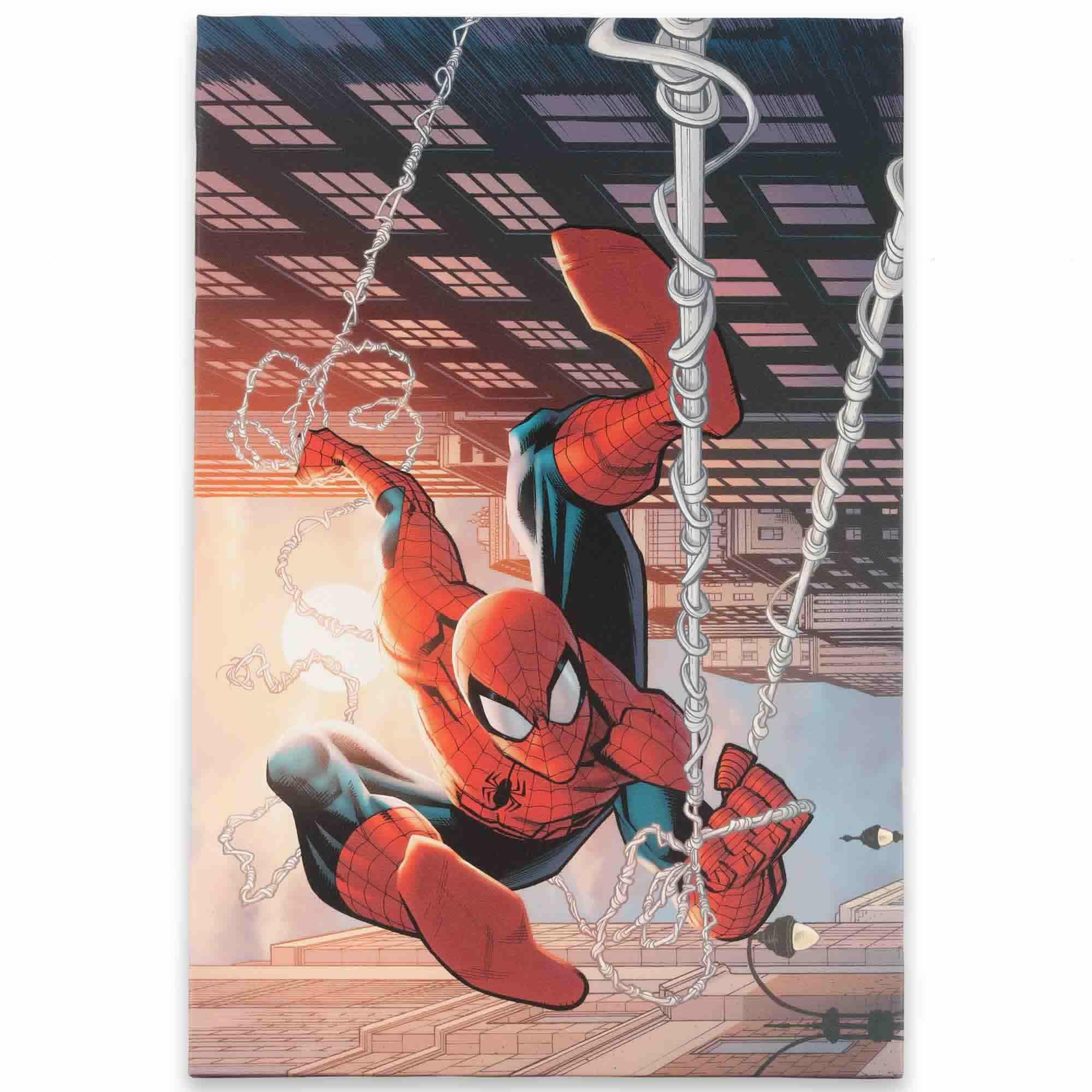 Spider-Man Scaling Building Canvas Wall Decor image