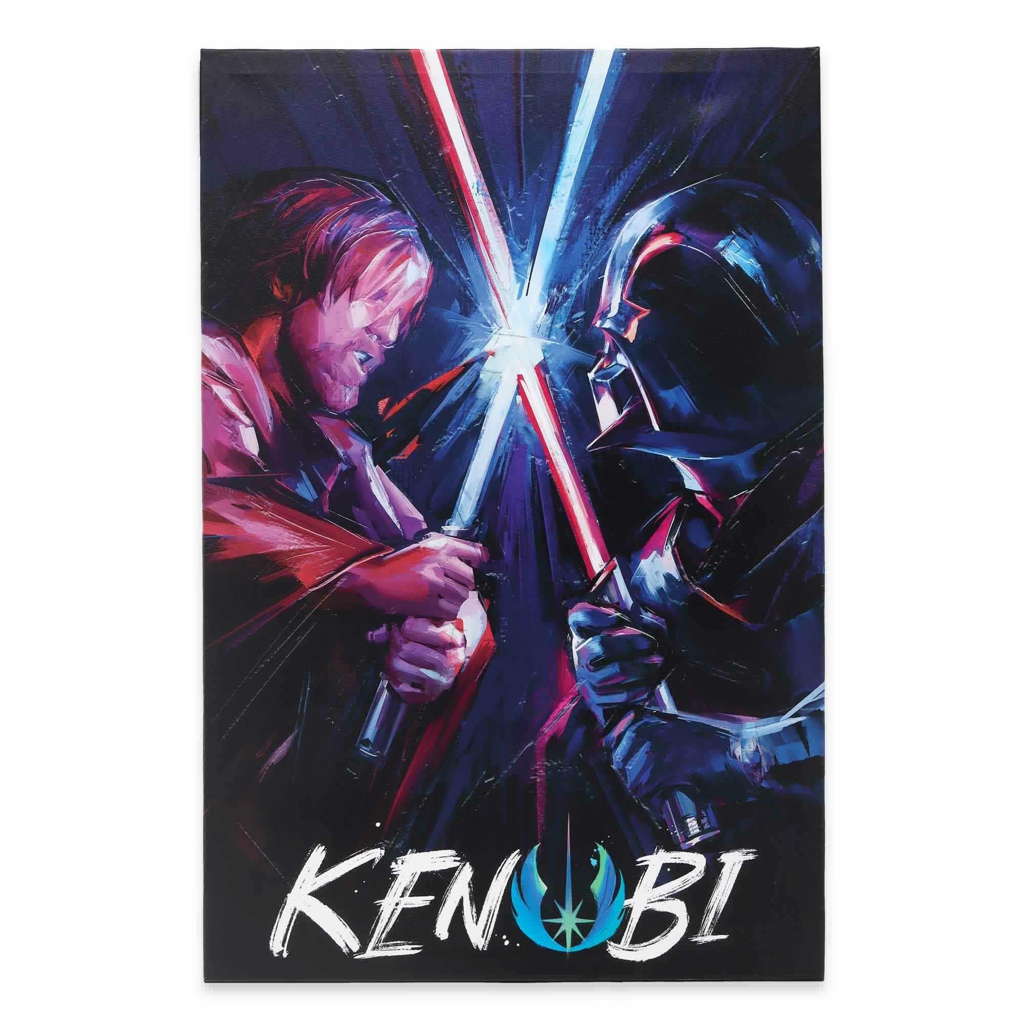 Disney Star Wars Obi-Wan Kenobi vs. Darth Vader Canvas Wall Decor image
