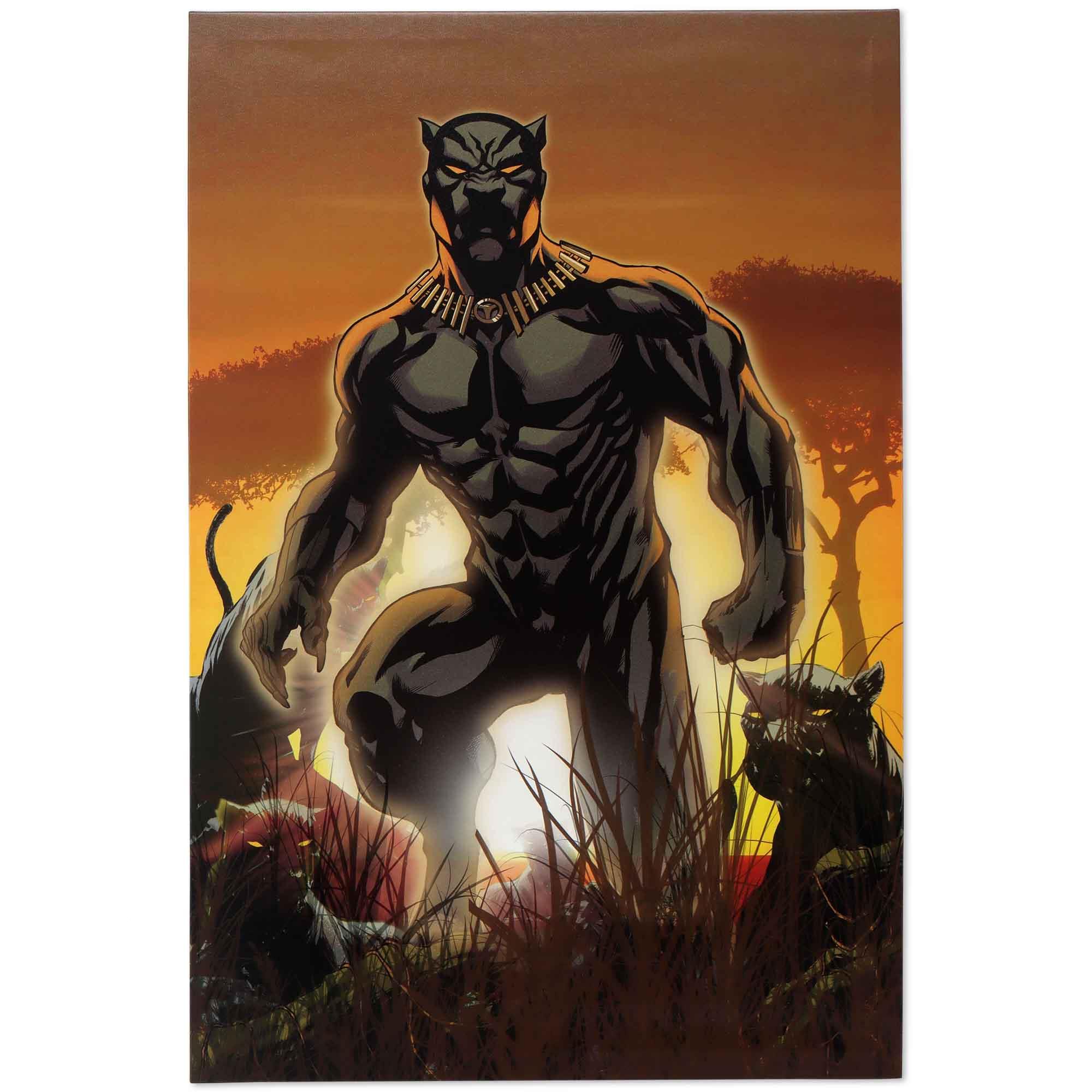 Marvel Black Panther Sunrise Canvas Wall Decor image