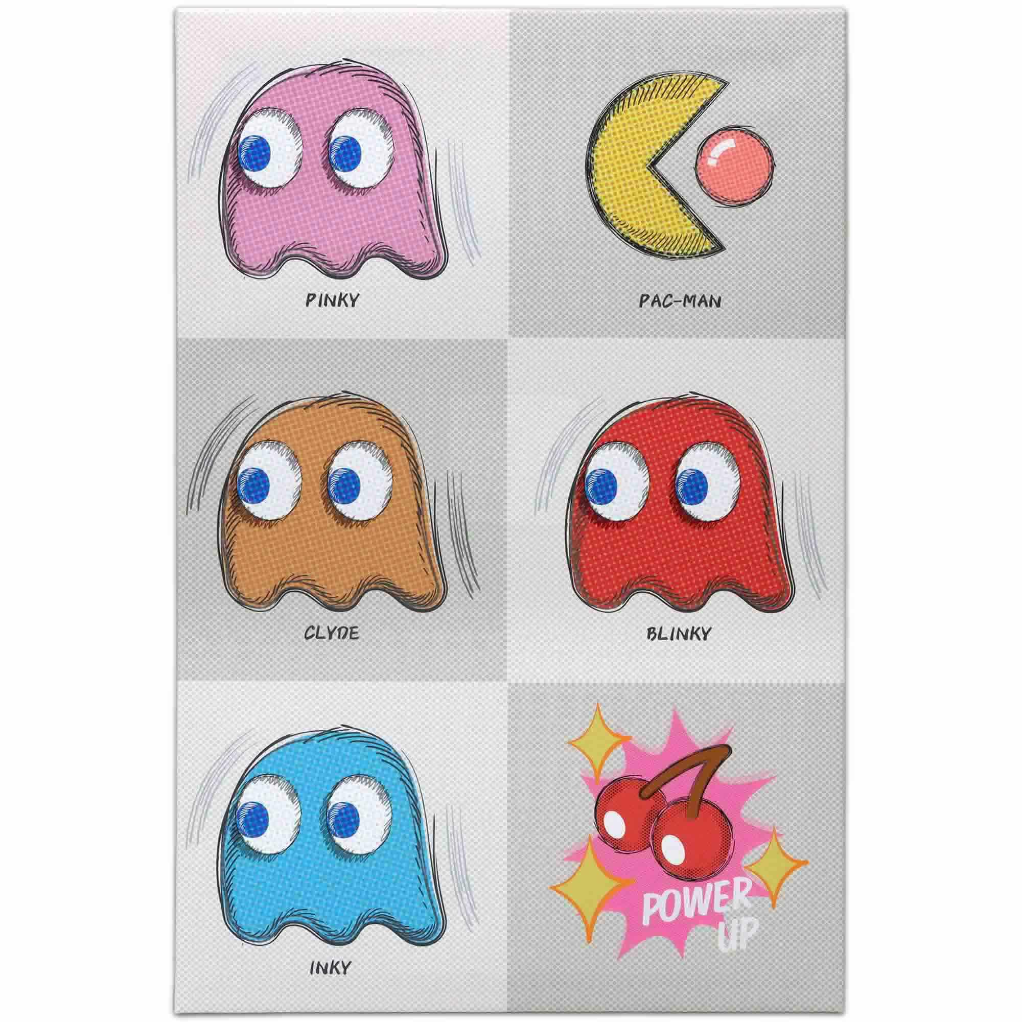 Bandai Namco Pac-Man Character Collage Canvas Wall Decor image
