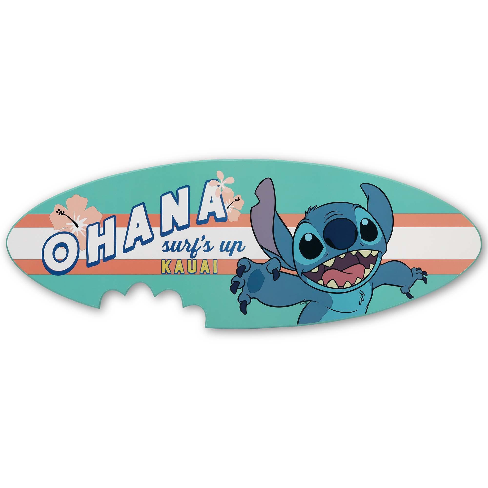 Disney Lilo & Stitch Surfboard Wood Wall Decor