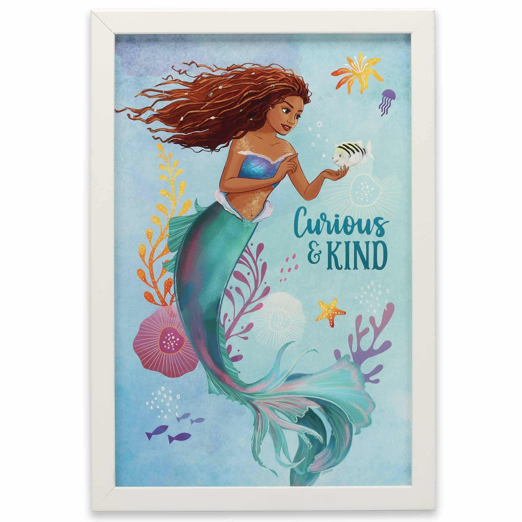 Disney The Little Mermaid Live Action Ariel Curious & Kind Canvas Wall Decor image
