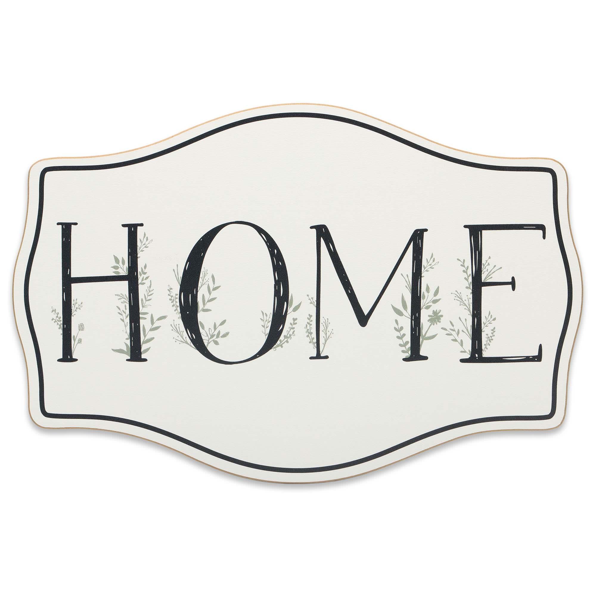 Home Leafy Wood Wall Decor image