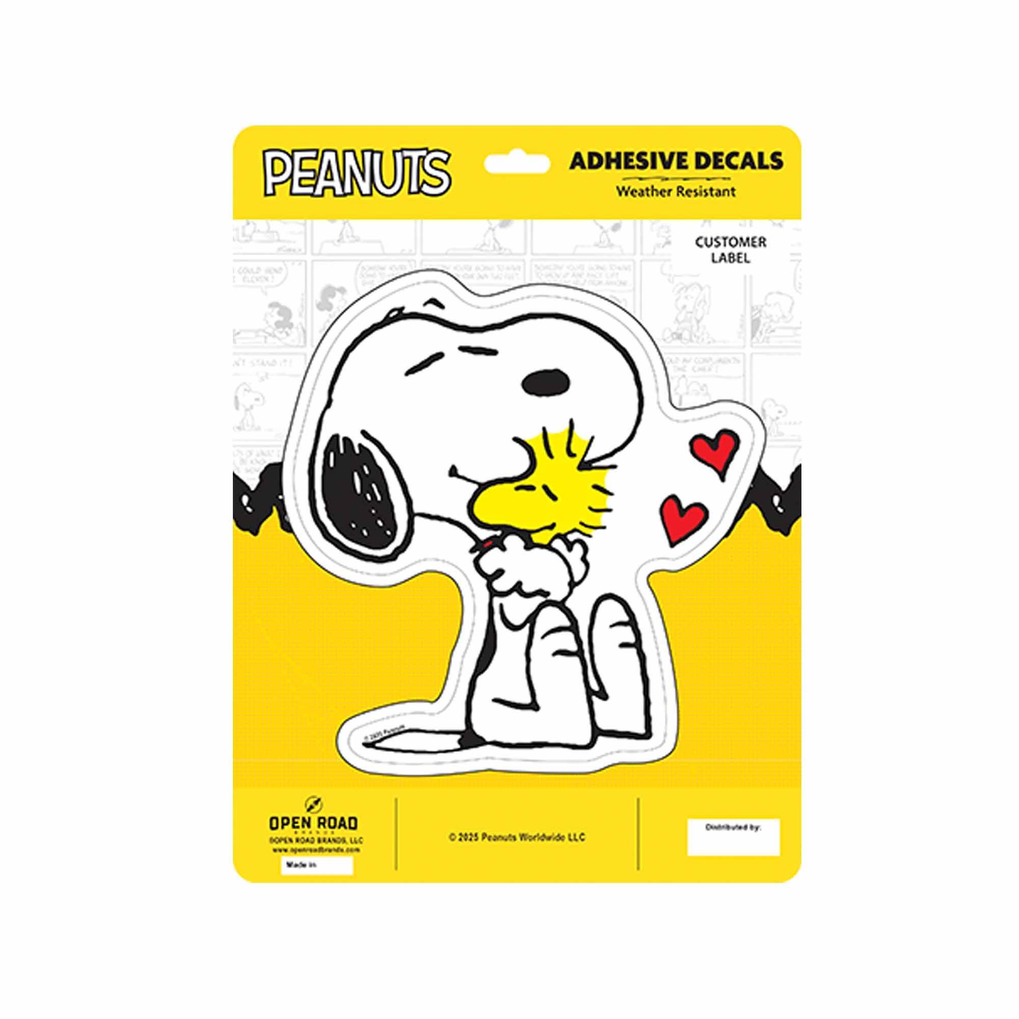 Snoopy Woodstock Car Decal image