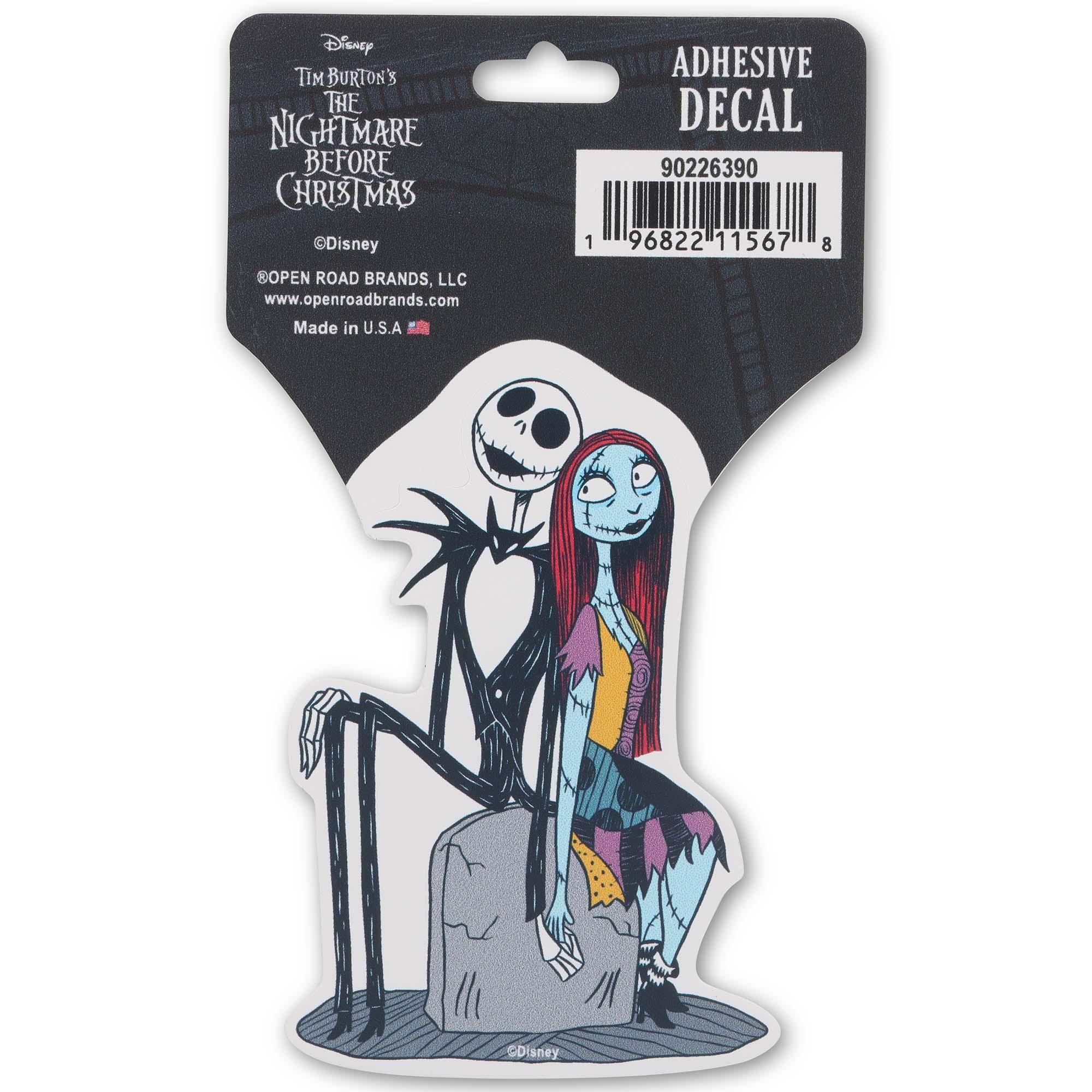 Jack Skellington Adhesive Vinyl Decal Sticker image