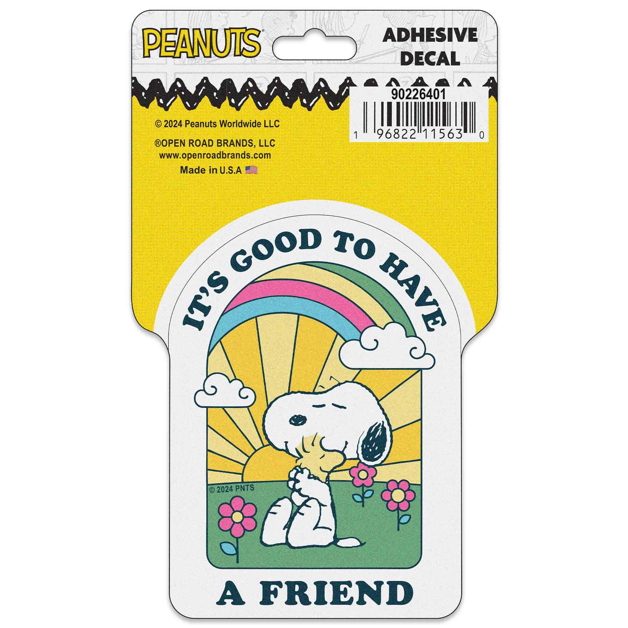 Snoopy It's Good Adhesive Vinyl Decal