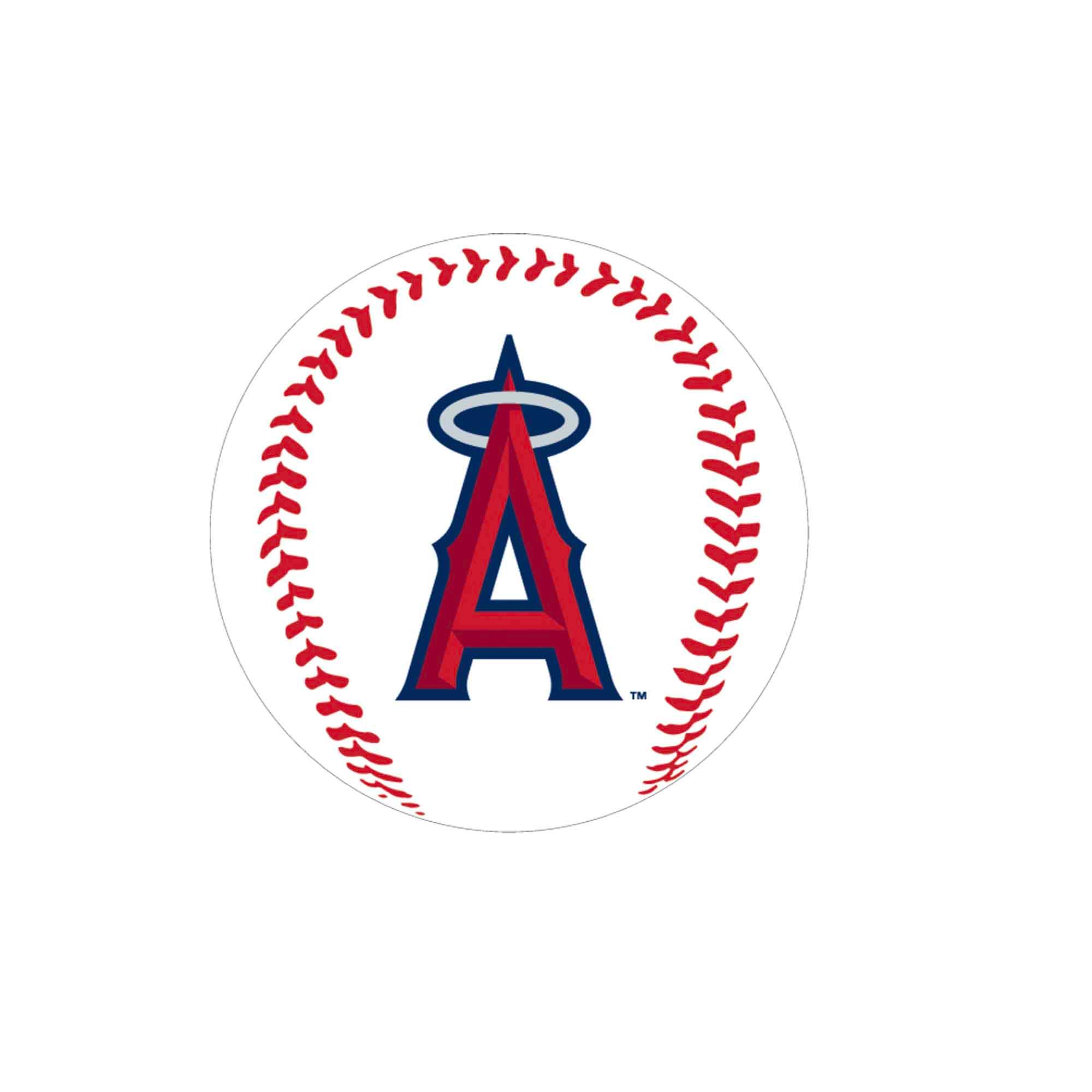 Los Angeles Angels Baseball Logo Wood Magnet - Team Pride Magnet Décor