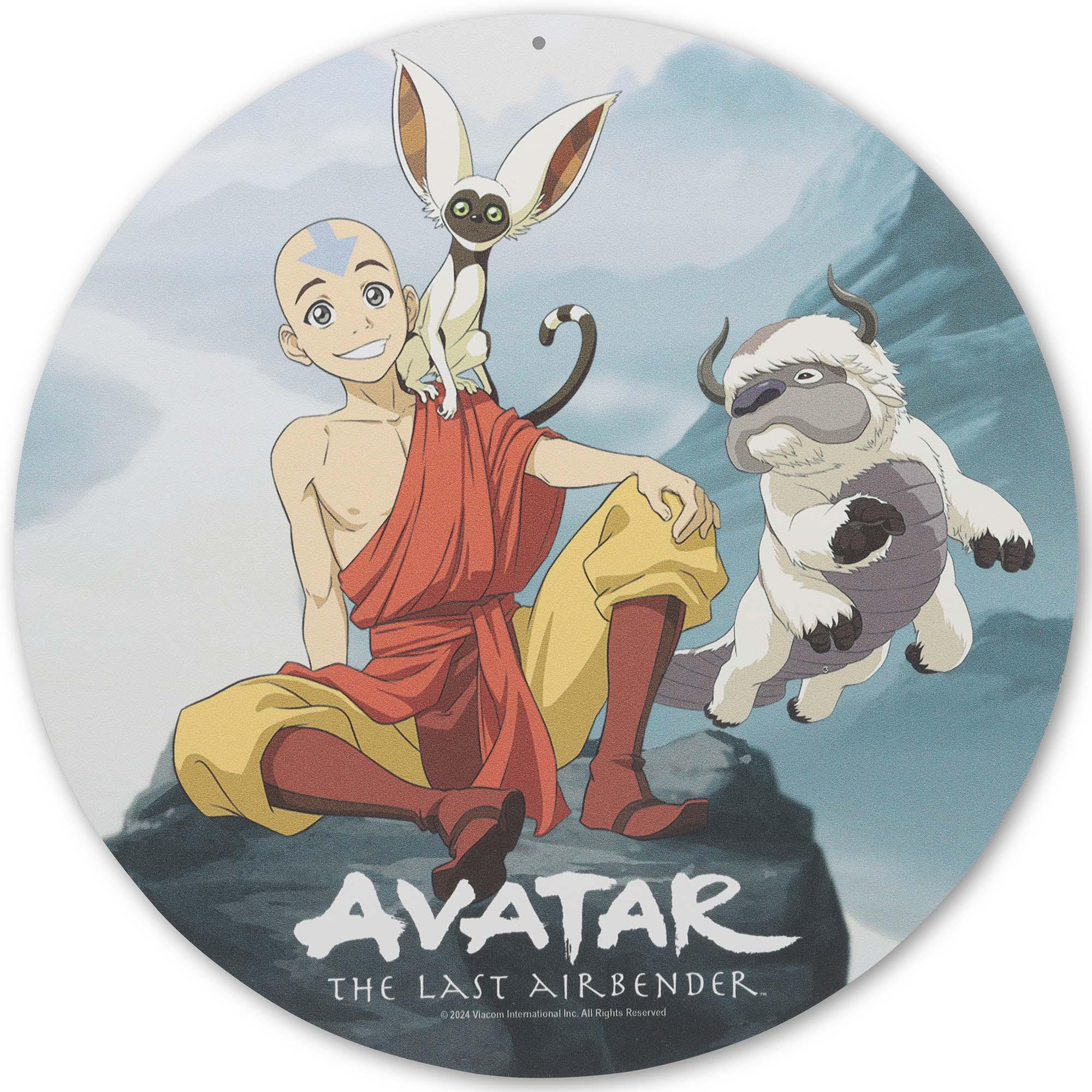 Viacom Avatar The Last Airbender Round Metal Sign image