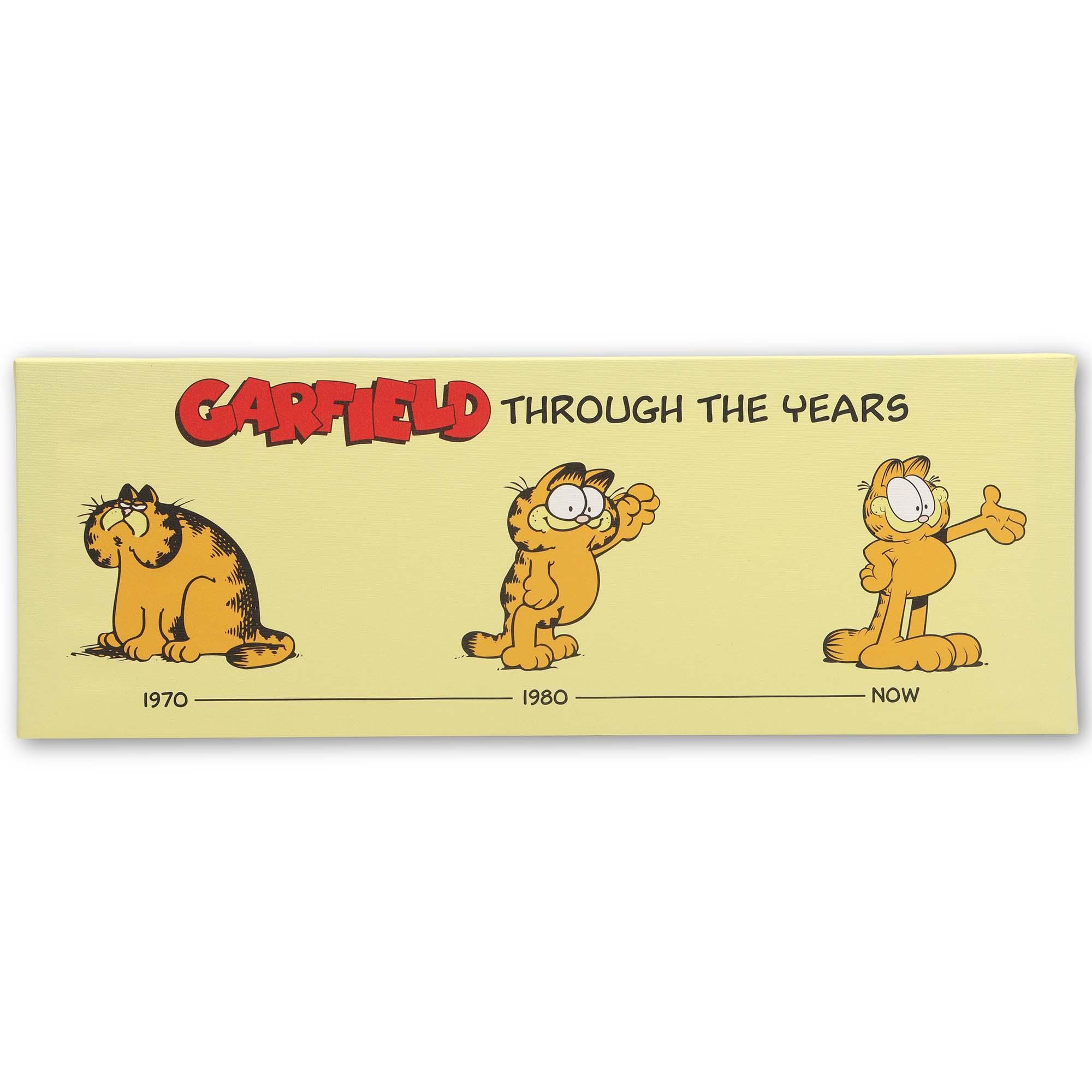 Viacom Garfield Through the Years Canvas Wall decor image