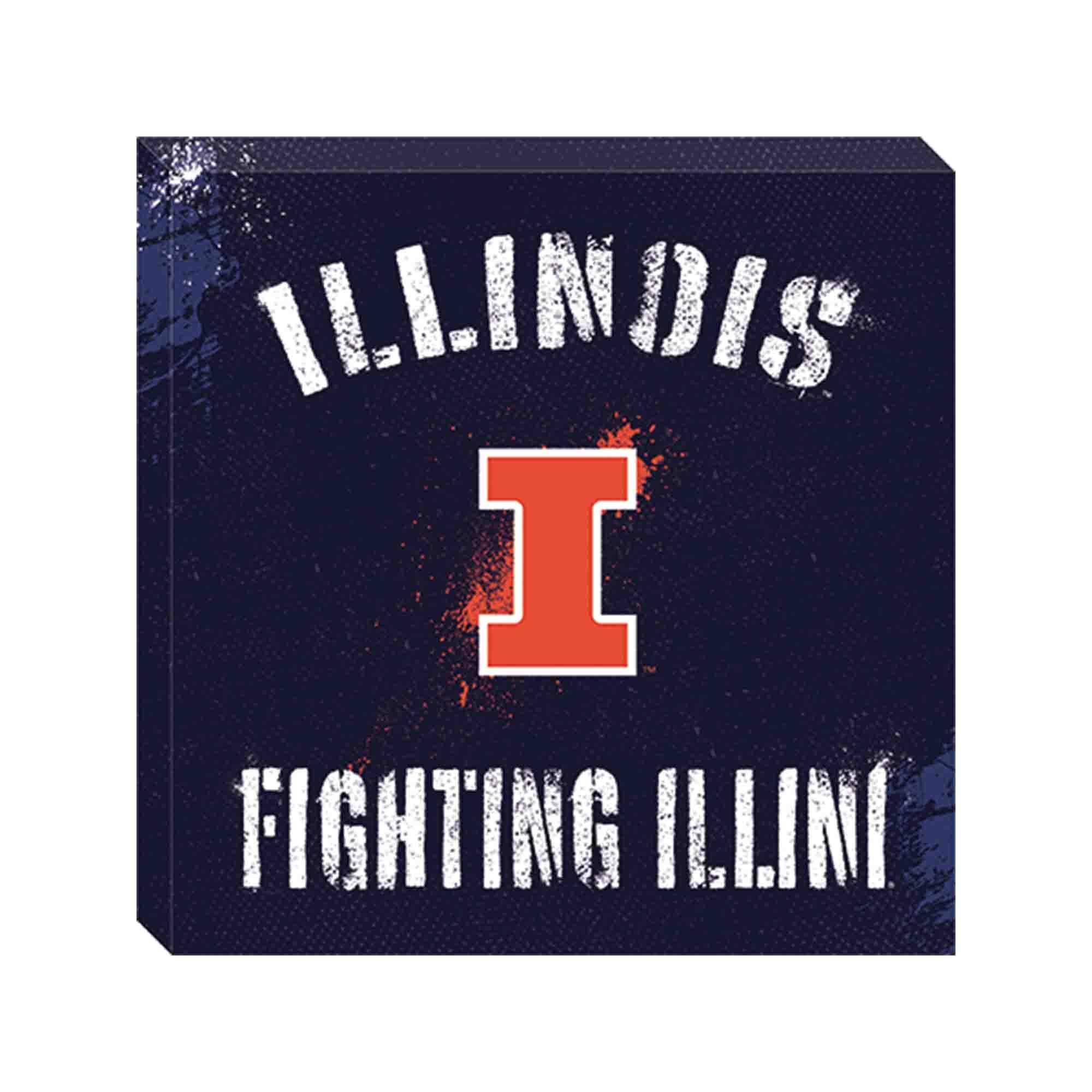 Illinois Fighting Illini Canvas Wall Art image