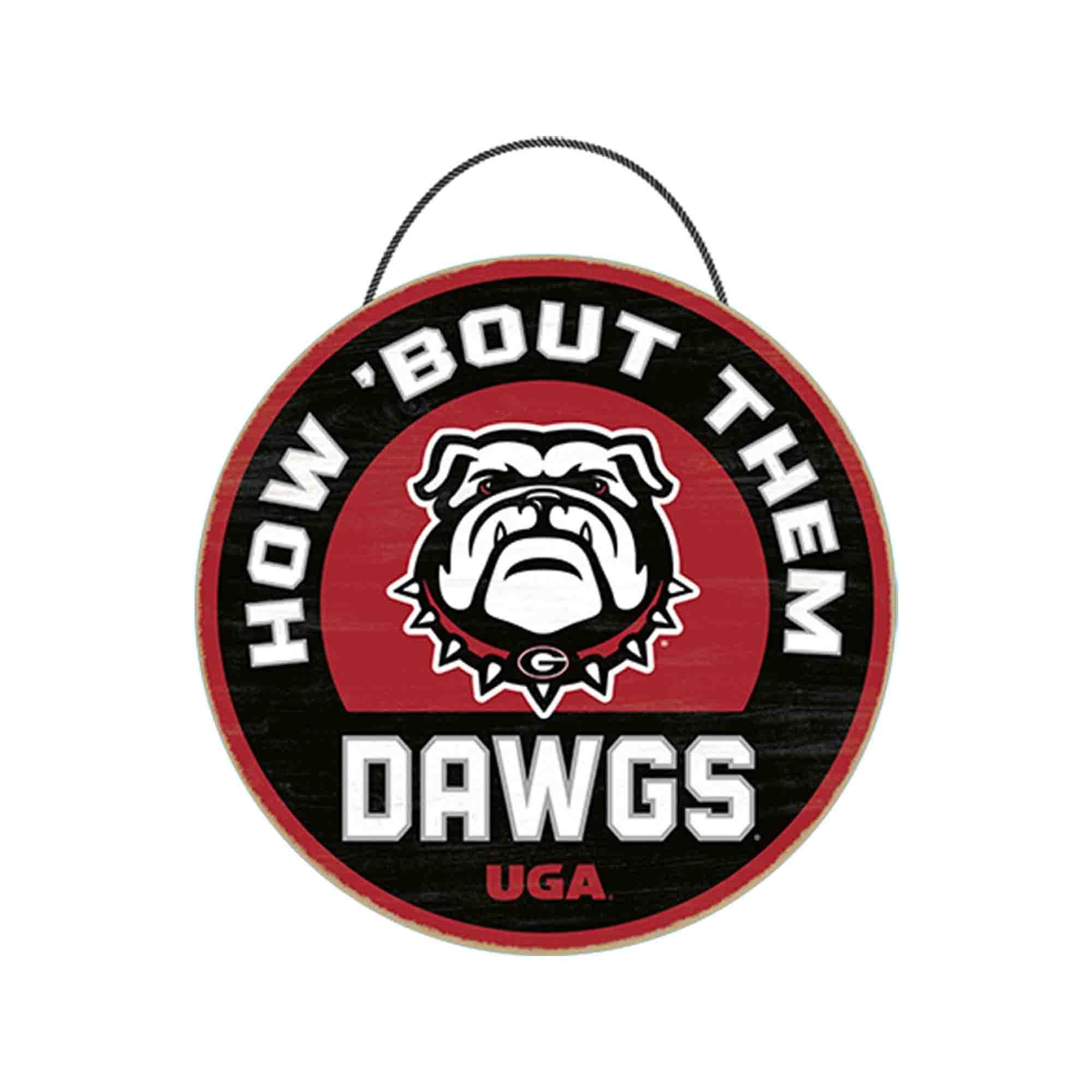 How 'Bout Them Dawgs Hanging Wood image
