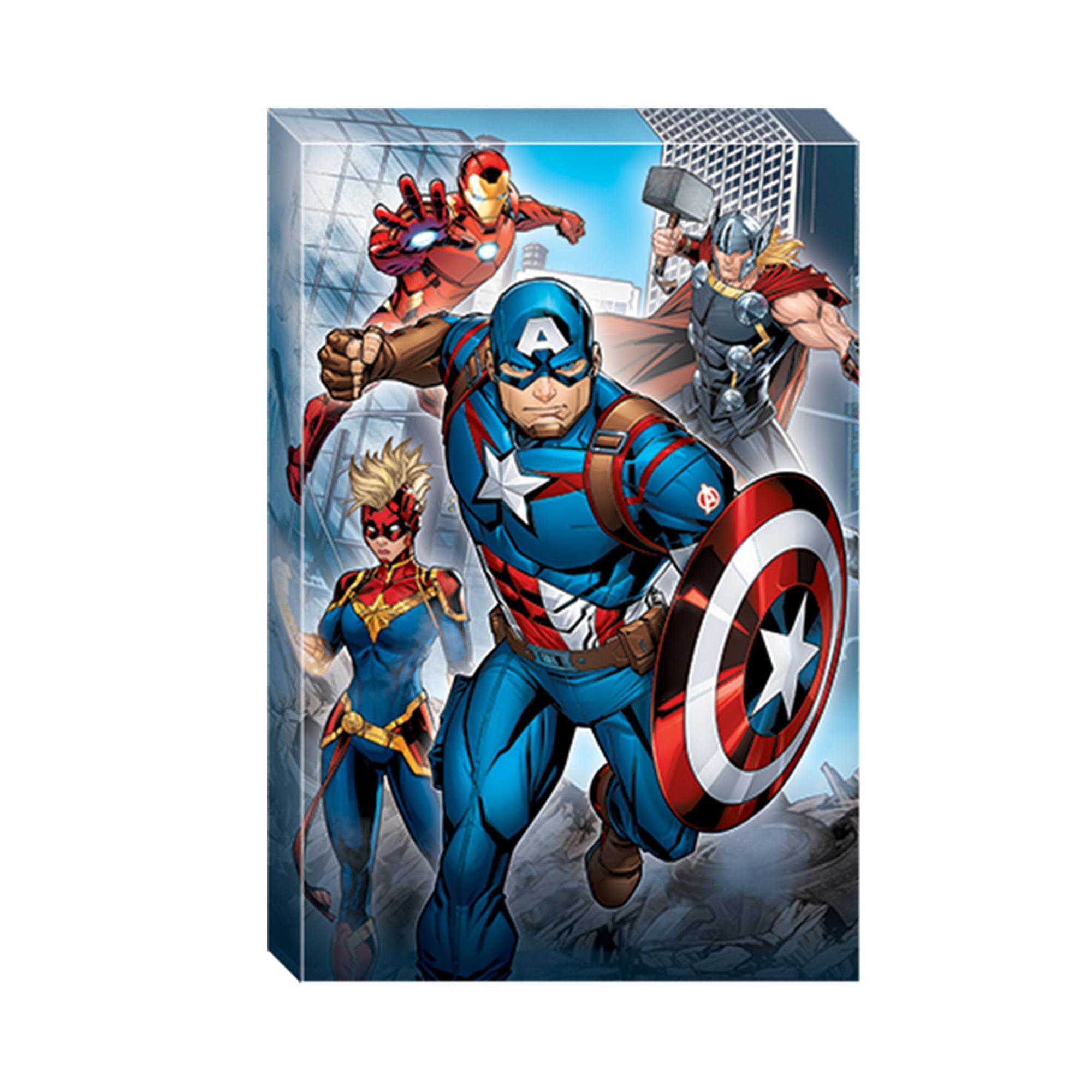 Marvel Captain America and Avengers Canvas Wall Art - Super Hero Home Décor image