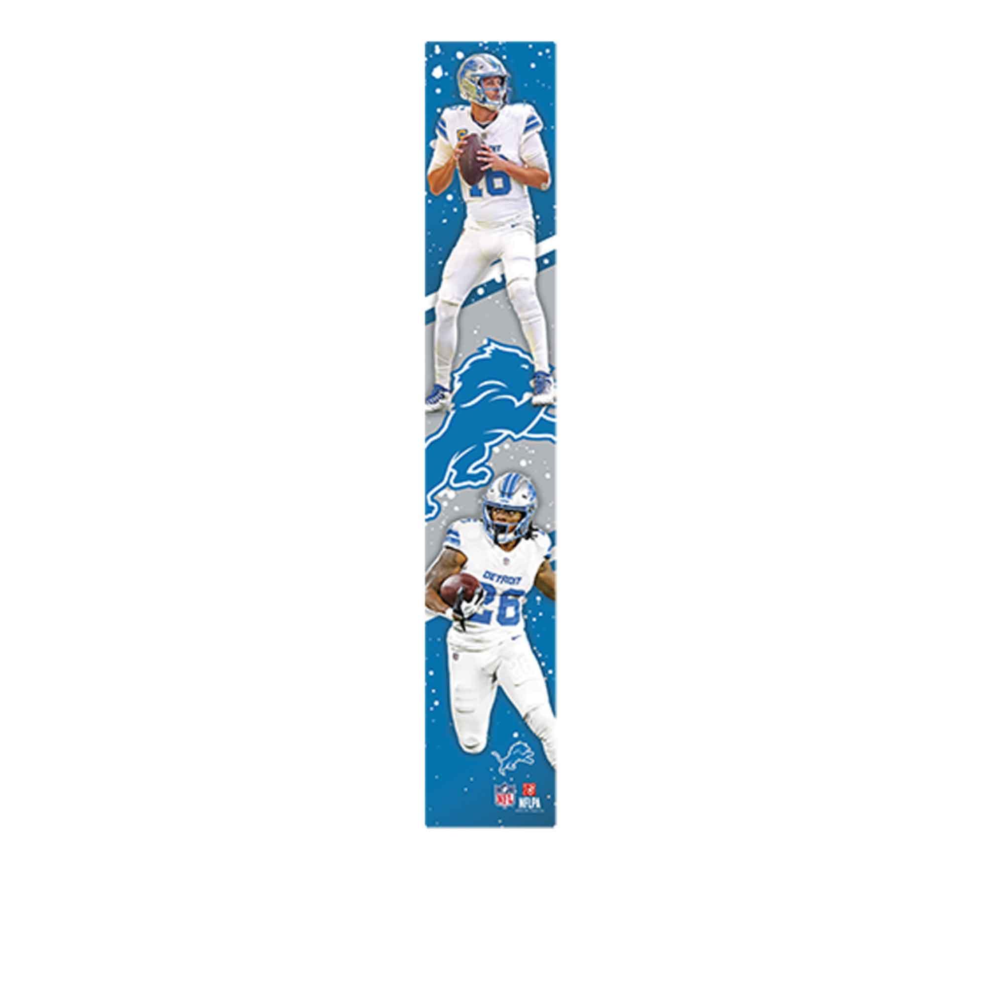 Detroit Lions Action Tower Wood Wall Decor image