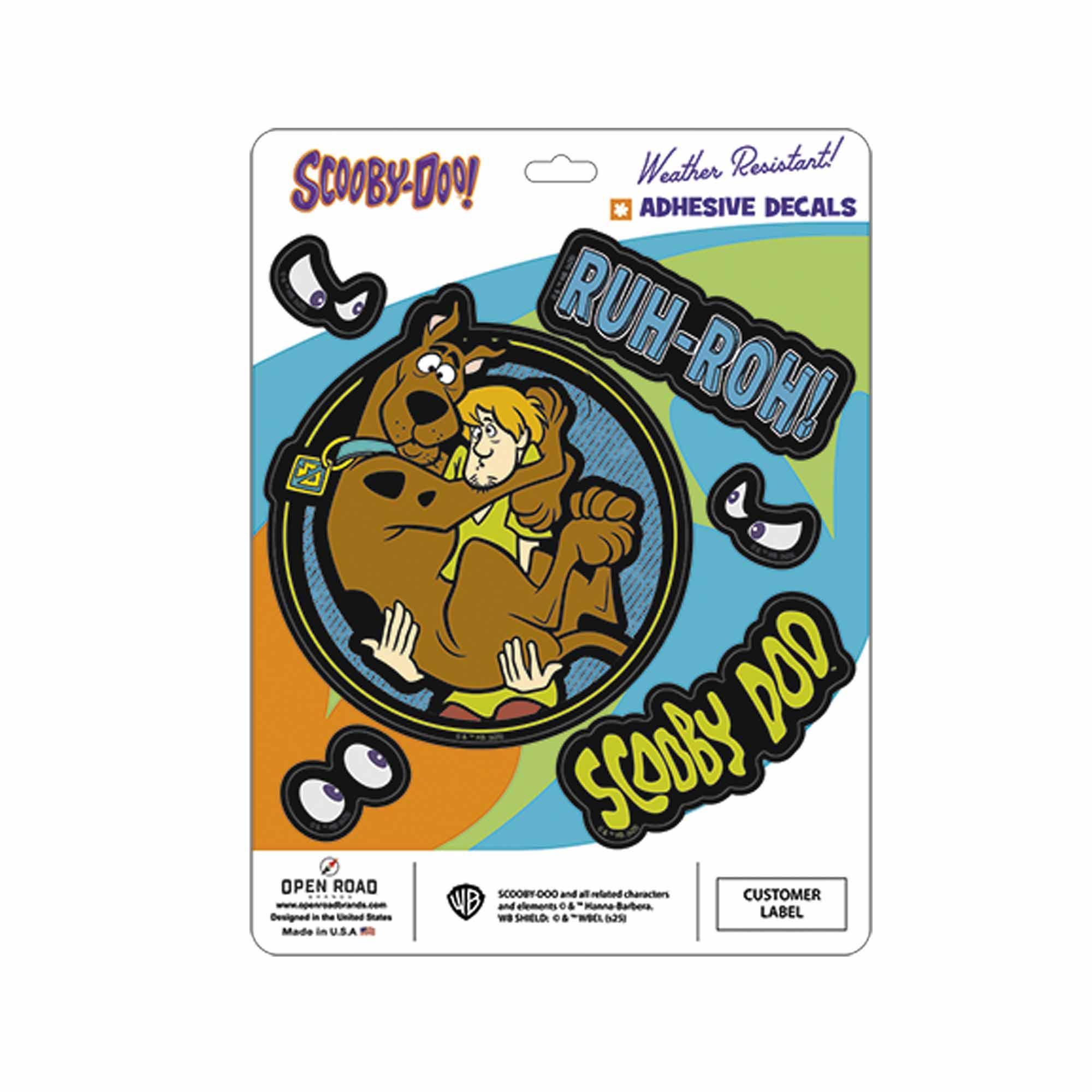 Scooby and Shaggy Adhesive Vinyl Decal for Vehicles Coolers and Adventure Gear image