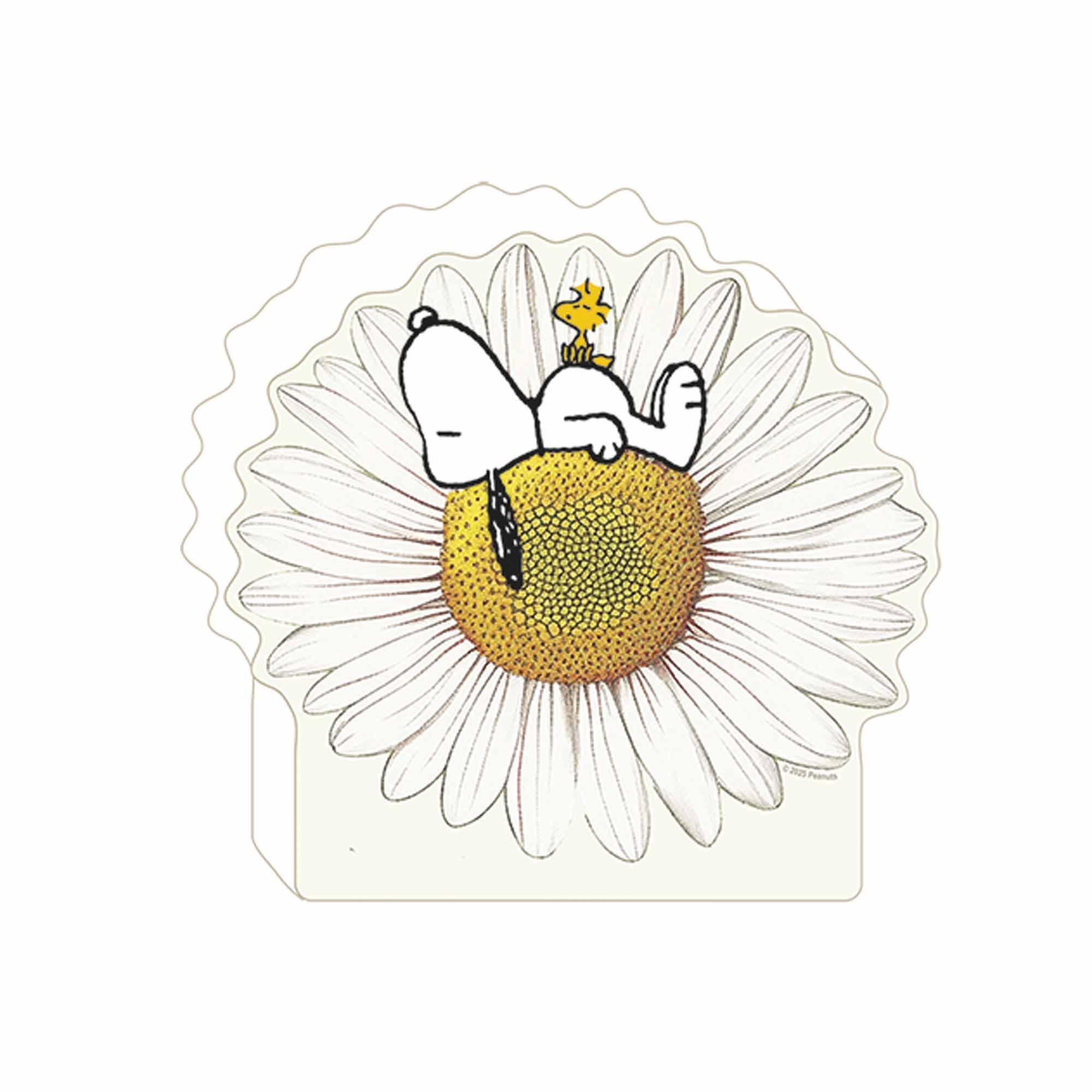 Peanuts Flower Chunky Block - Cheerful Tabletop Decor image