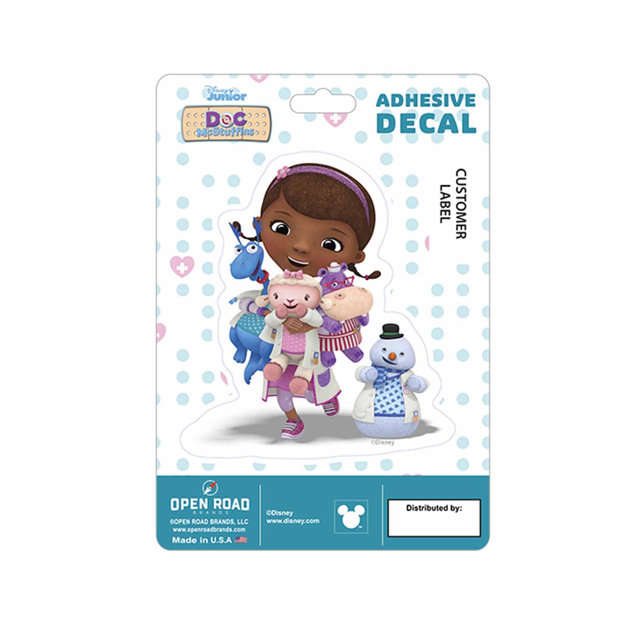 Doc McStuffins Adhesive Vinyl Decal - Cute Car Decal for Kids image