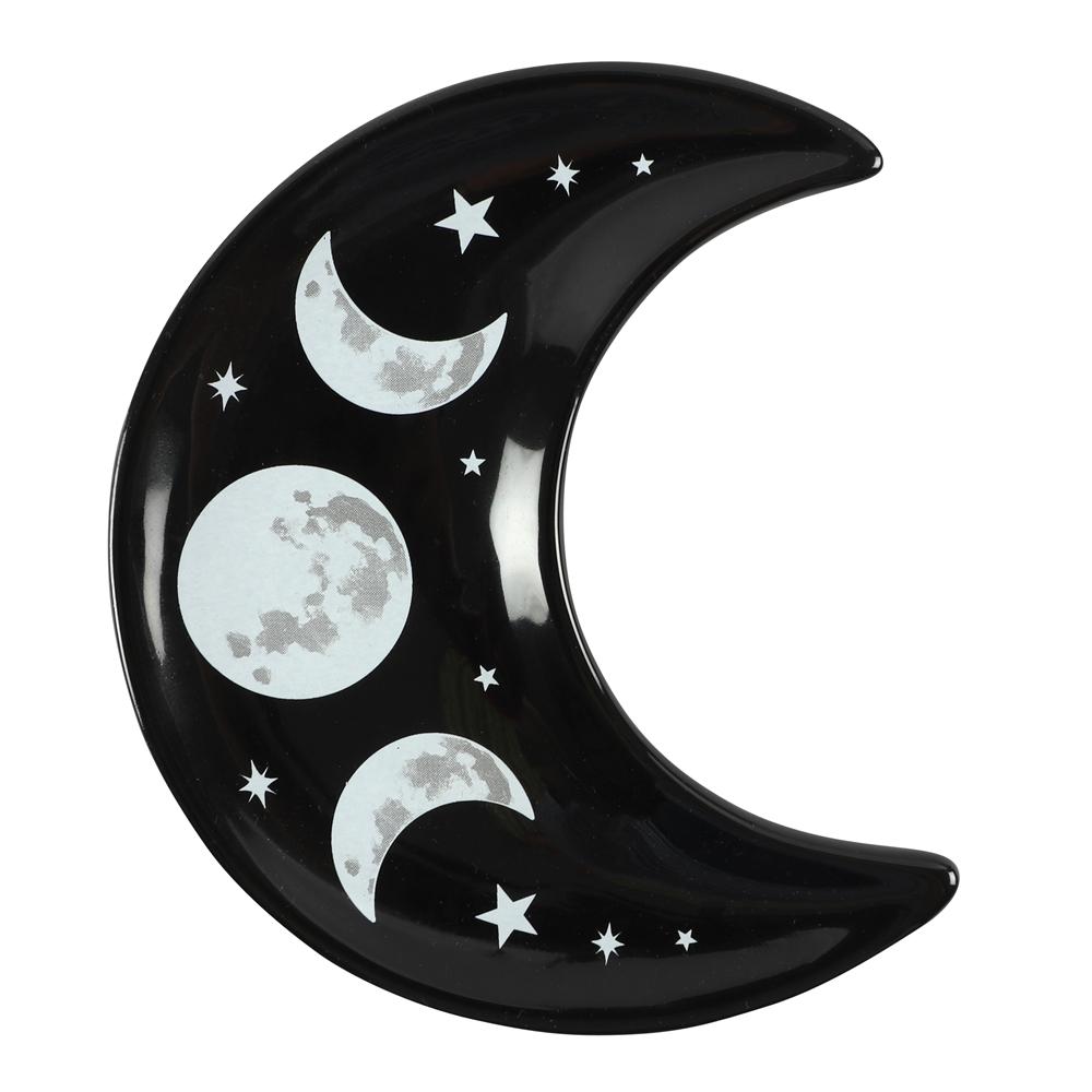 Crescent Triple Moon Trinket Dish image