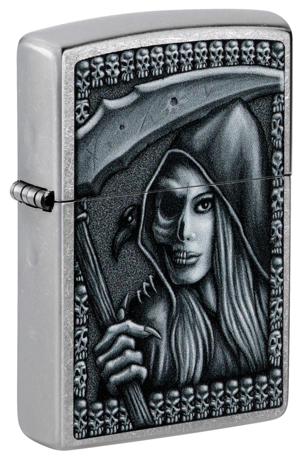Grim Reaper Girl Zippo