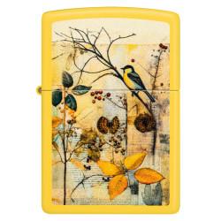Vintage Bird Design Zippo Lighter