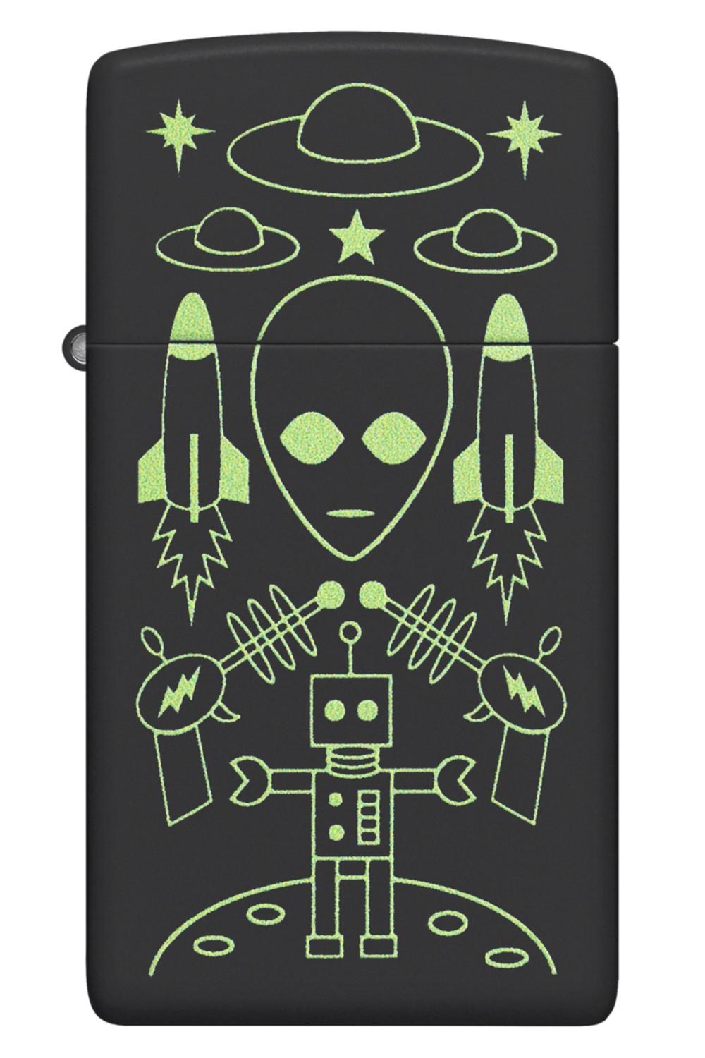 Vintage Space Zippo Lighter image