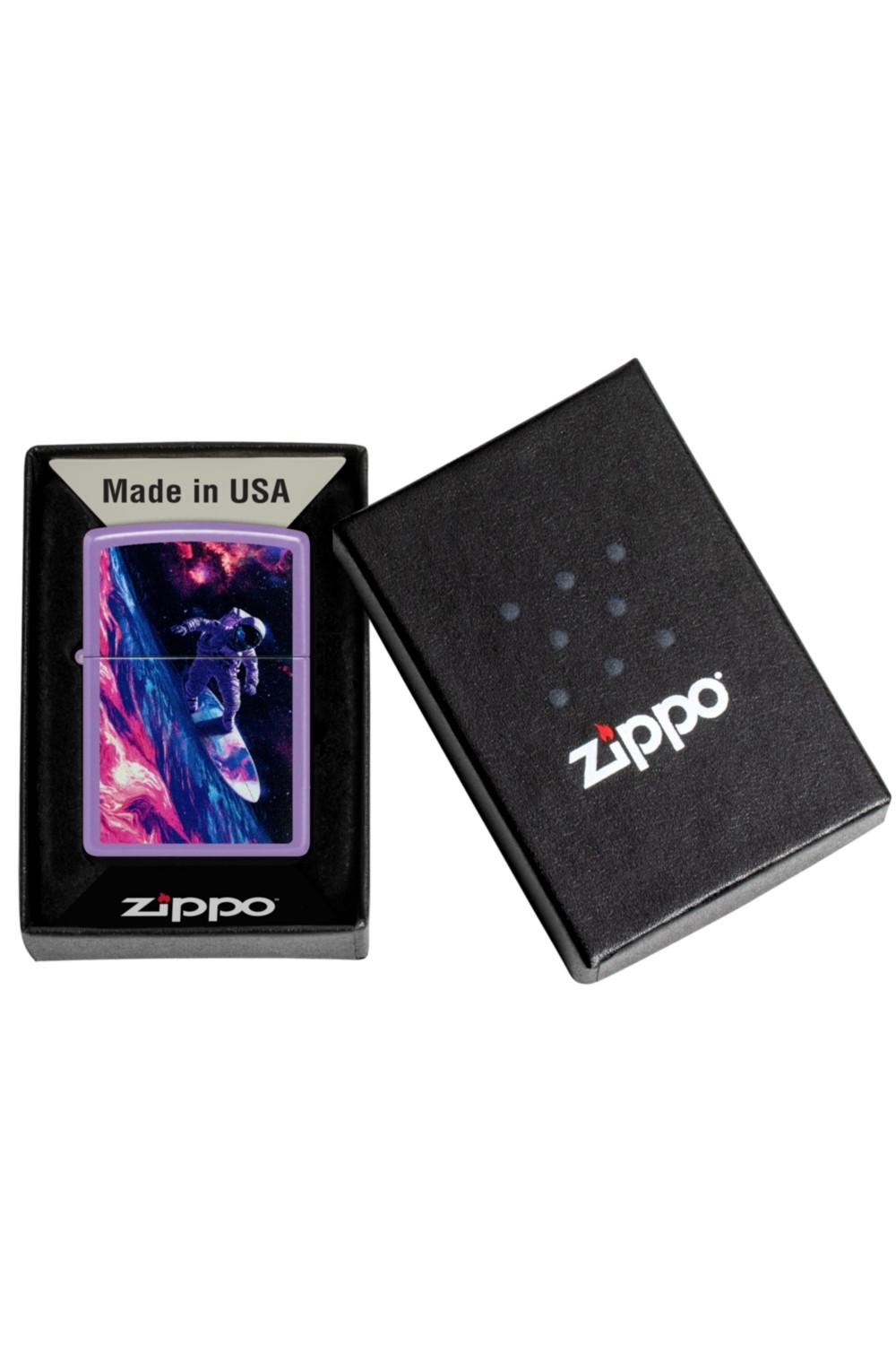Surfing Astronaut Zippo image