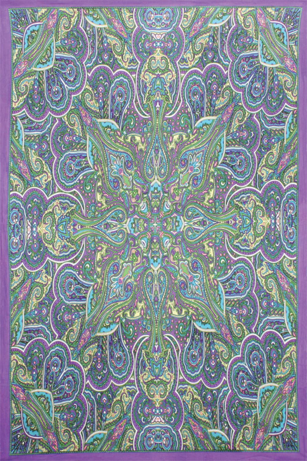3D Kaleidoscope Paisley Tapestry image