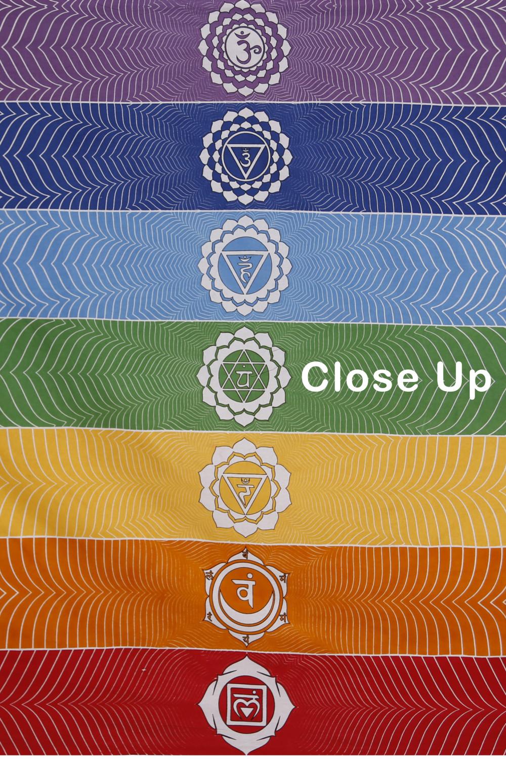 Chakras Mini Tapestry 30x45 - Art by Taylar McRee image