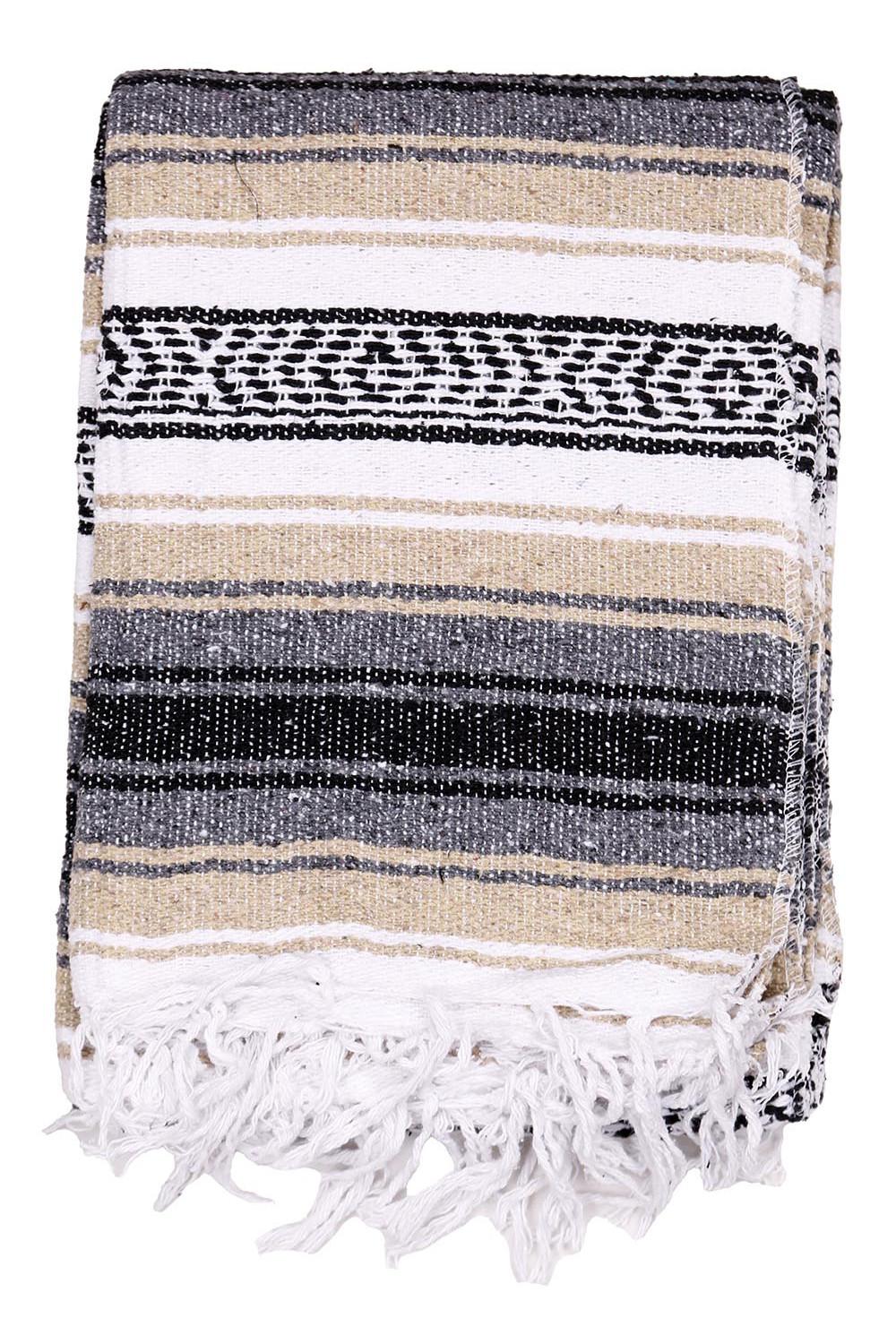 Mexican Falsa Blanket Tan - 51x78" image