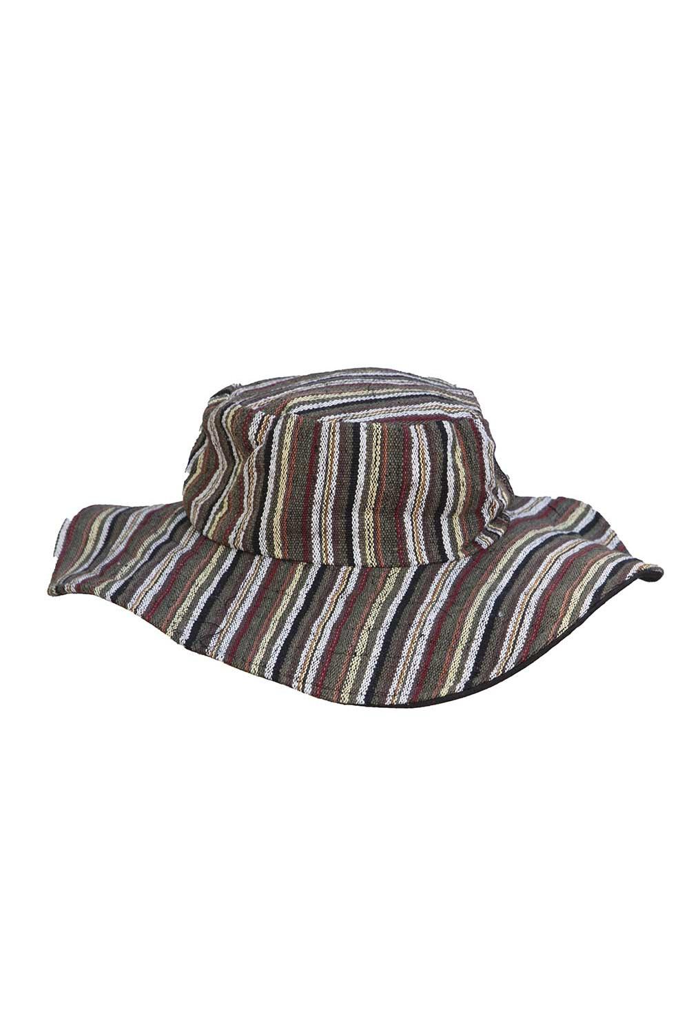 Floppy Woven Hat - Desert Stripe SIZE XS ONLY GOOD FOR KIDS image
