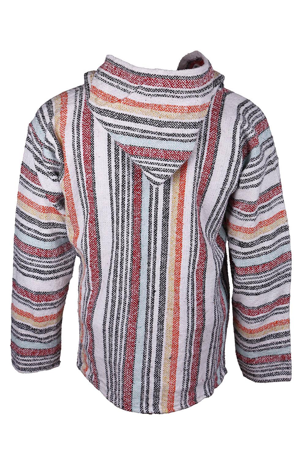 Baja Joy Pull Over Hoodie Vintage Stripe image