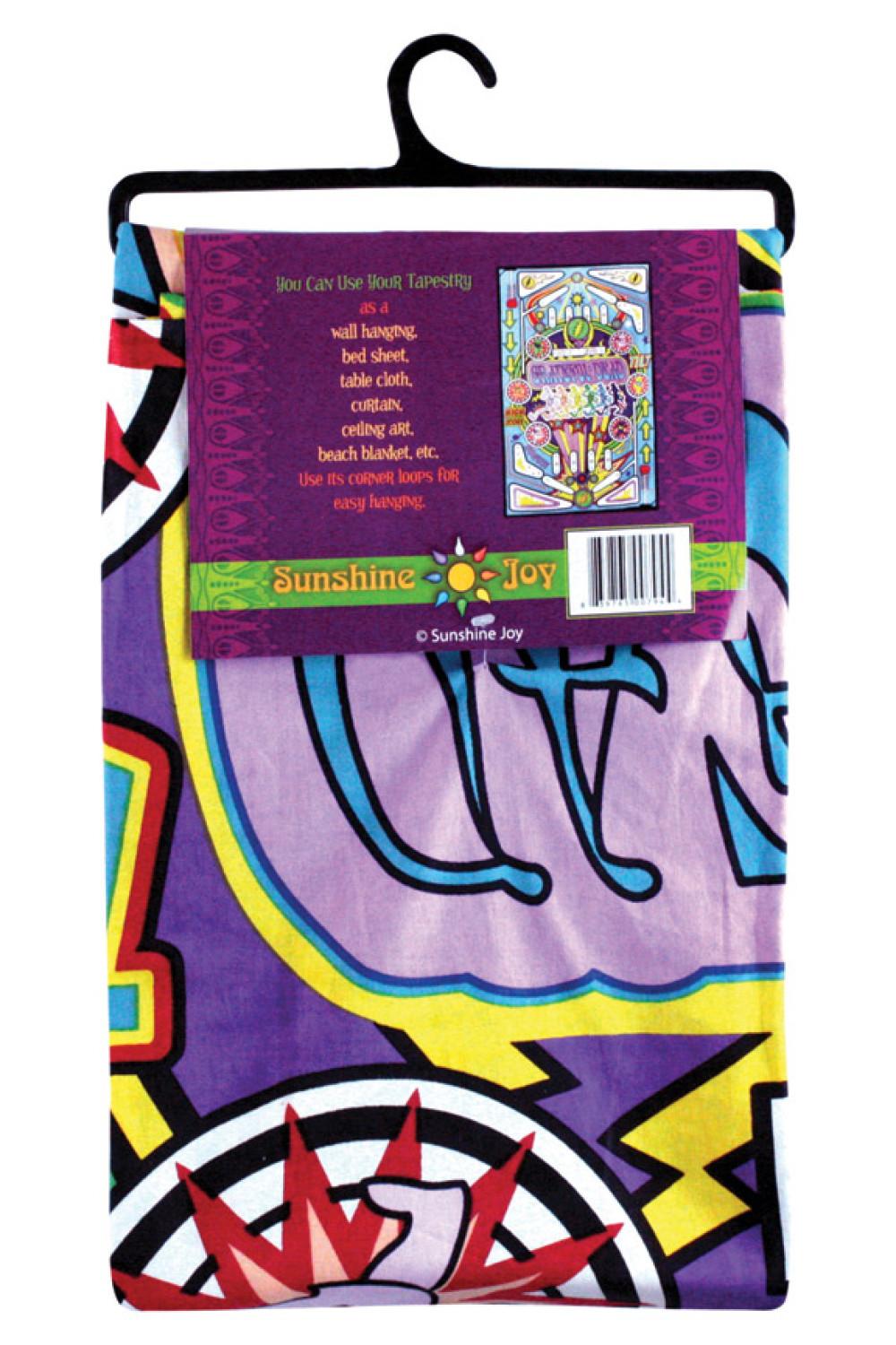 3D Grateful Dead Pinball Machine Tapestry image
