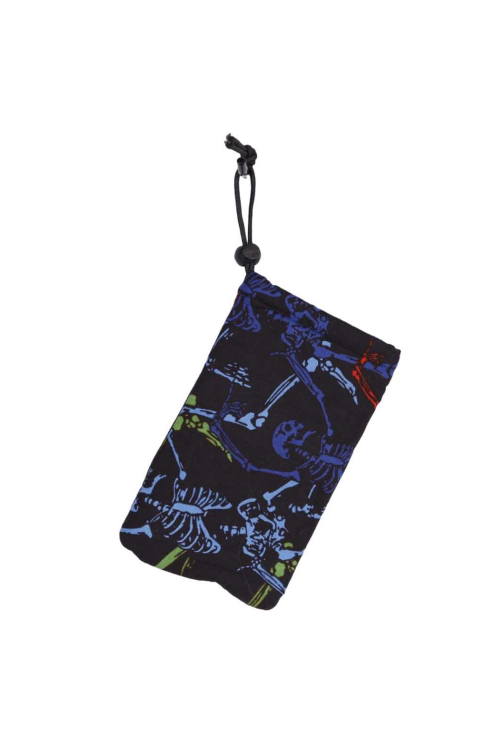 Padded Pouch Stash Bag - Skeletons image