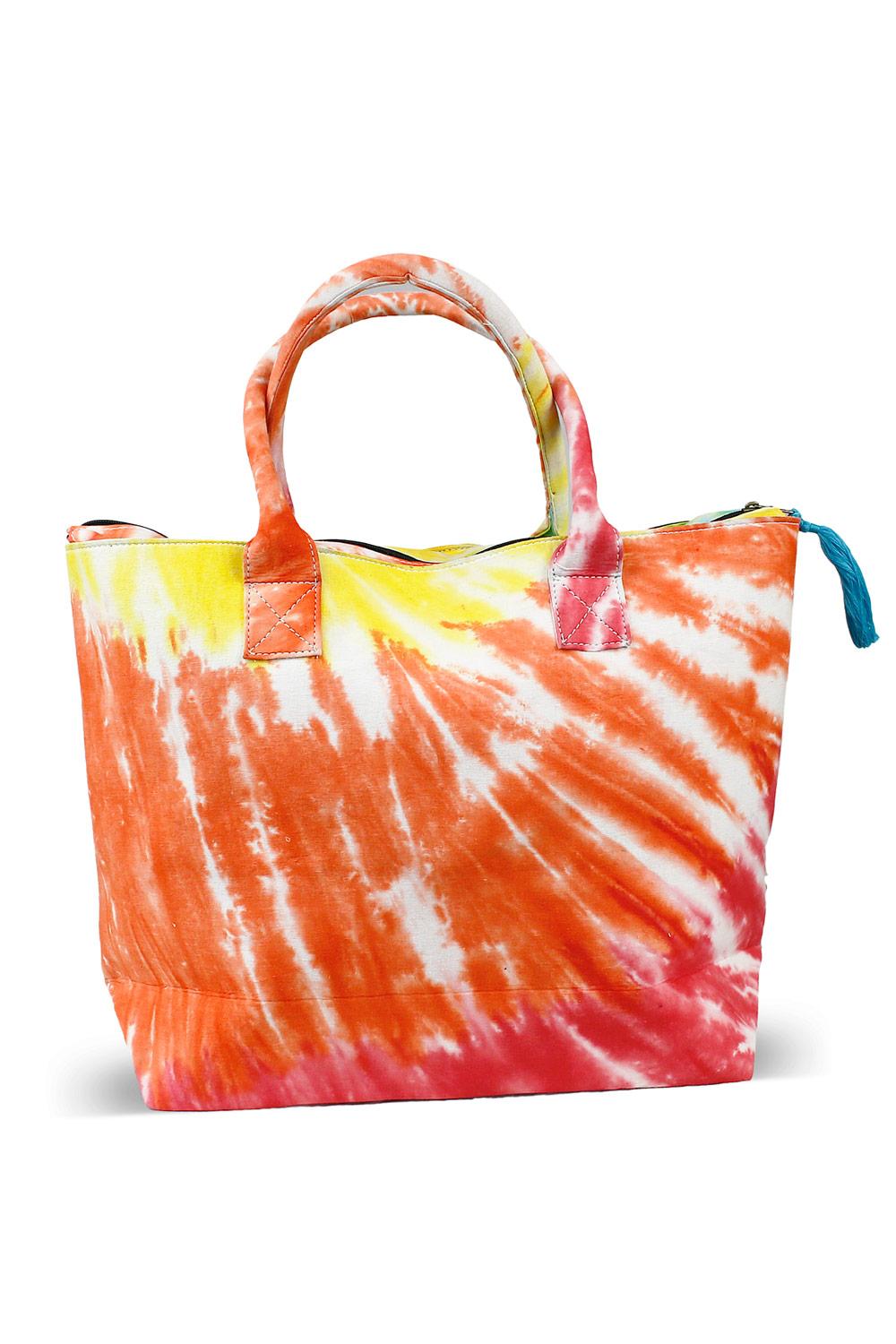 Rainbow Tie Dye Tote Bag image
