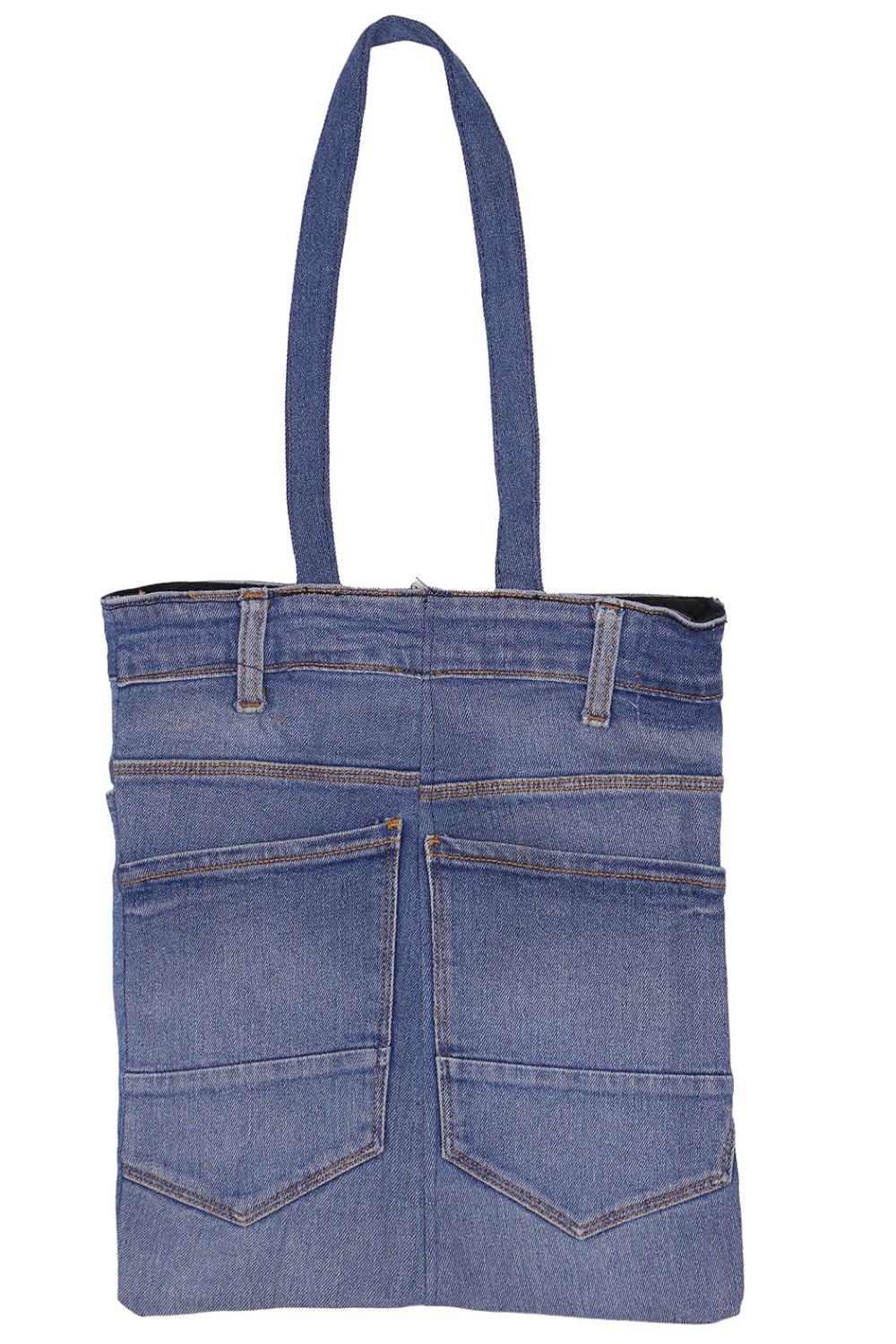 Denim Butt Bag Tote No Fly image